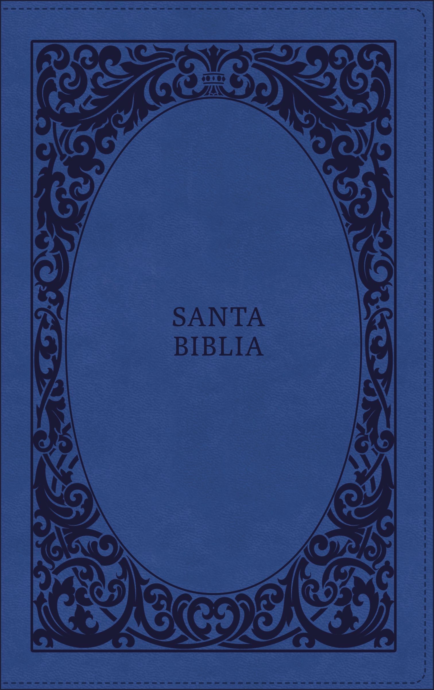 Biblia Reina-Valera 1960, Tierra Santa, Ultrafina Letra Grande, Leathersoft, Azul, Con Cierre (Red Letter Edition)