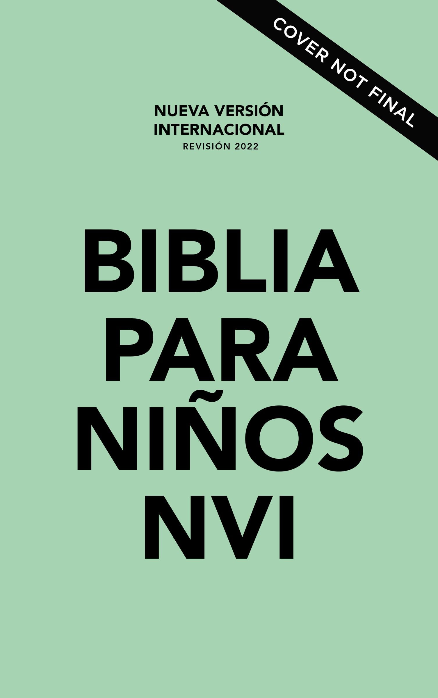 Nvi Biblia Para Ninos Texto Revisado 2022
