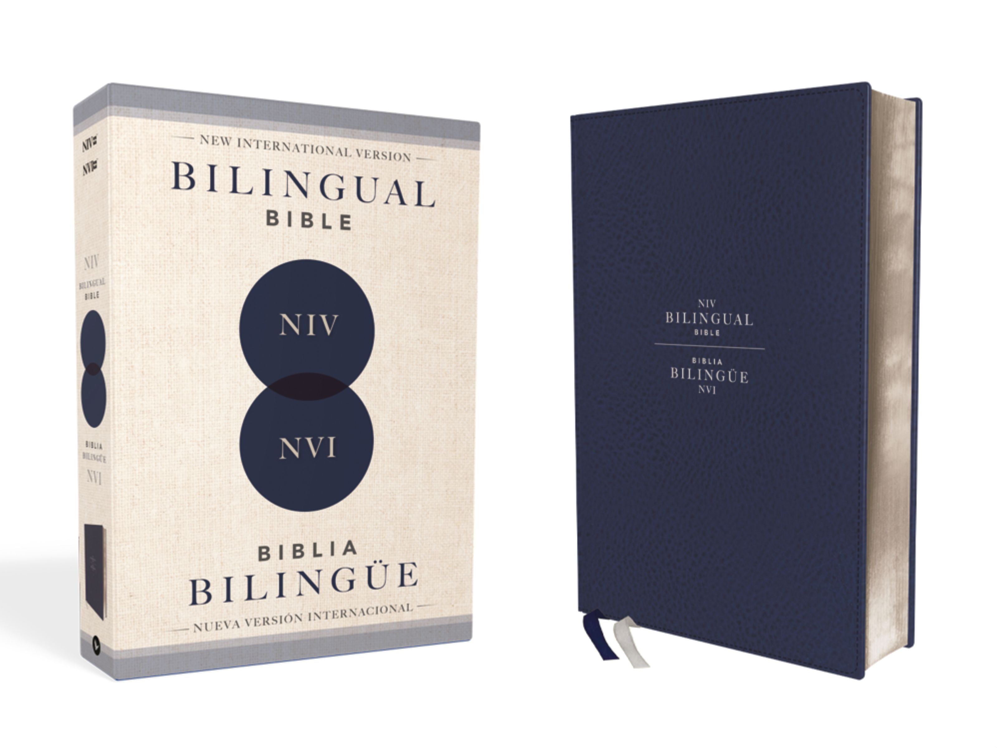 Niv/Nvi Bilingual Bible Grey (Red Letter Edition) (English/spanish Edition)