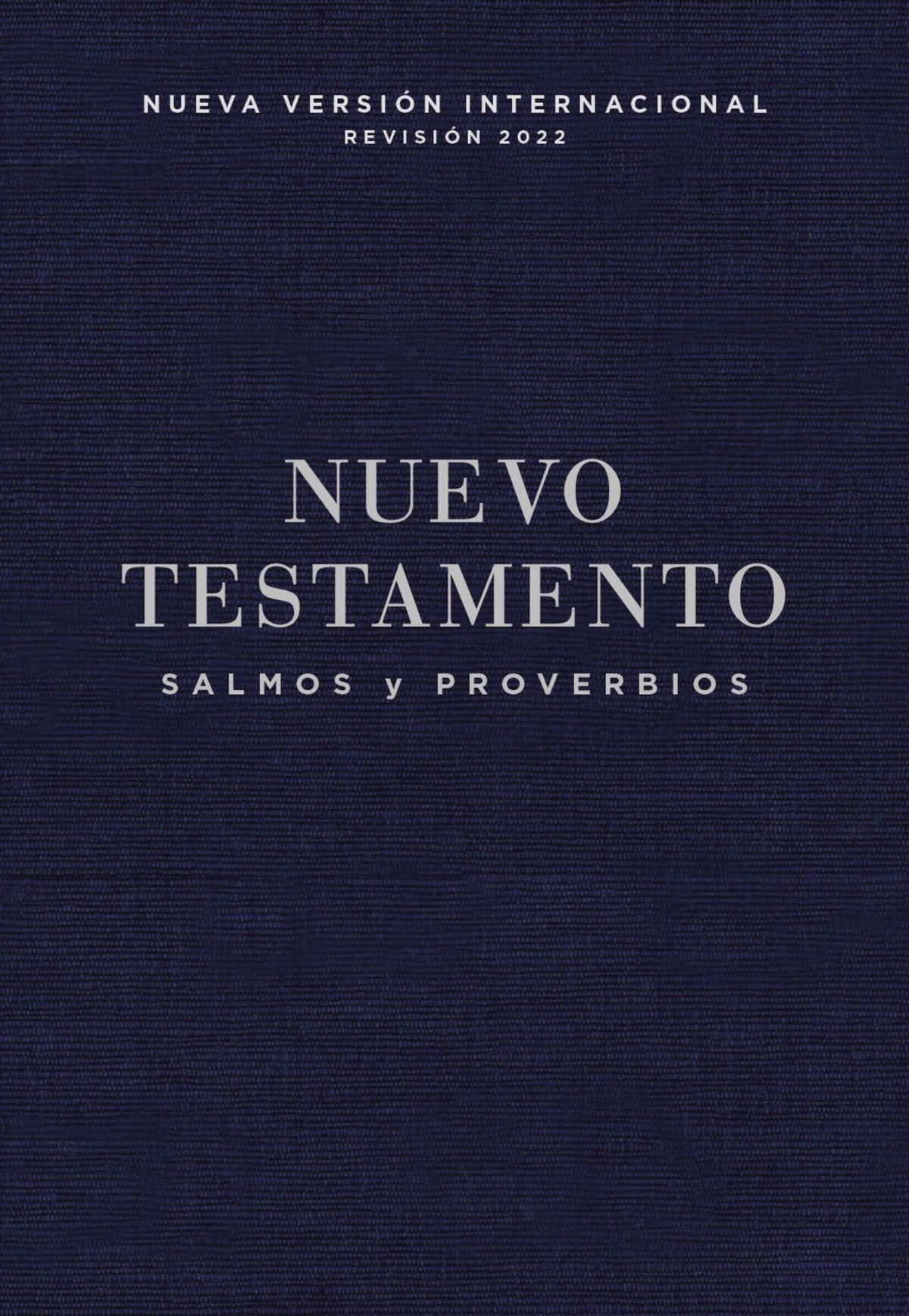 NVI Nuevo Testamento de bolsillo, con Salmos y Proverbios, Azul añil (Red Letter, Spanish Edition)