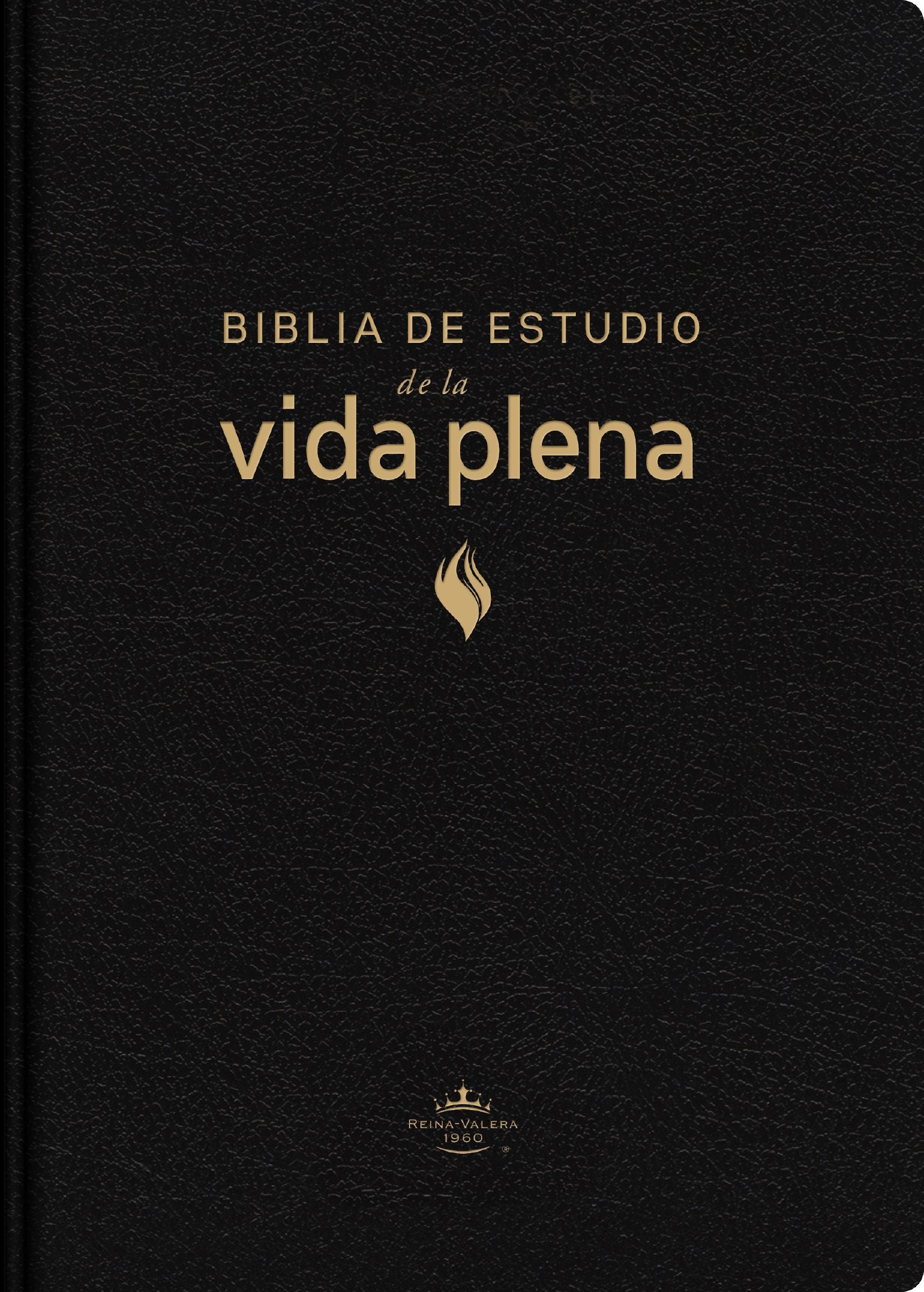 RVR60 Biblia de Estudio de la Vida Plena, Edición Clásica, Negro, con Índice (Red Letter, Spanish Edition)