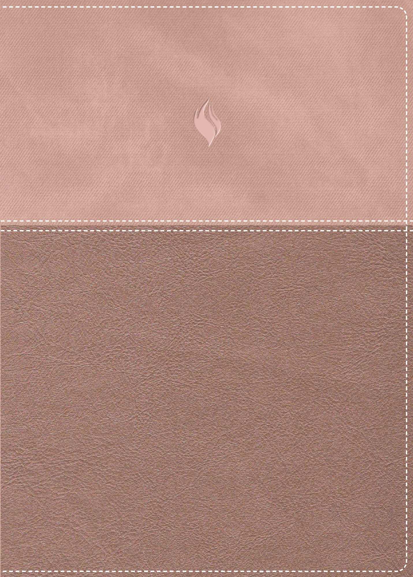 RVR60 Biblia de Estudio de la Vida Plena, Edición Clásica, dos tonos Oro rosa (Red Letter, Spanish Edition)