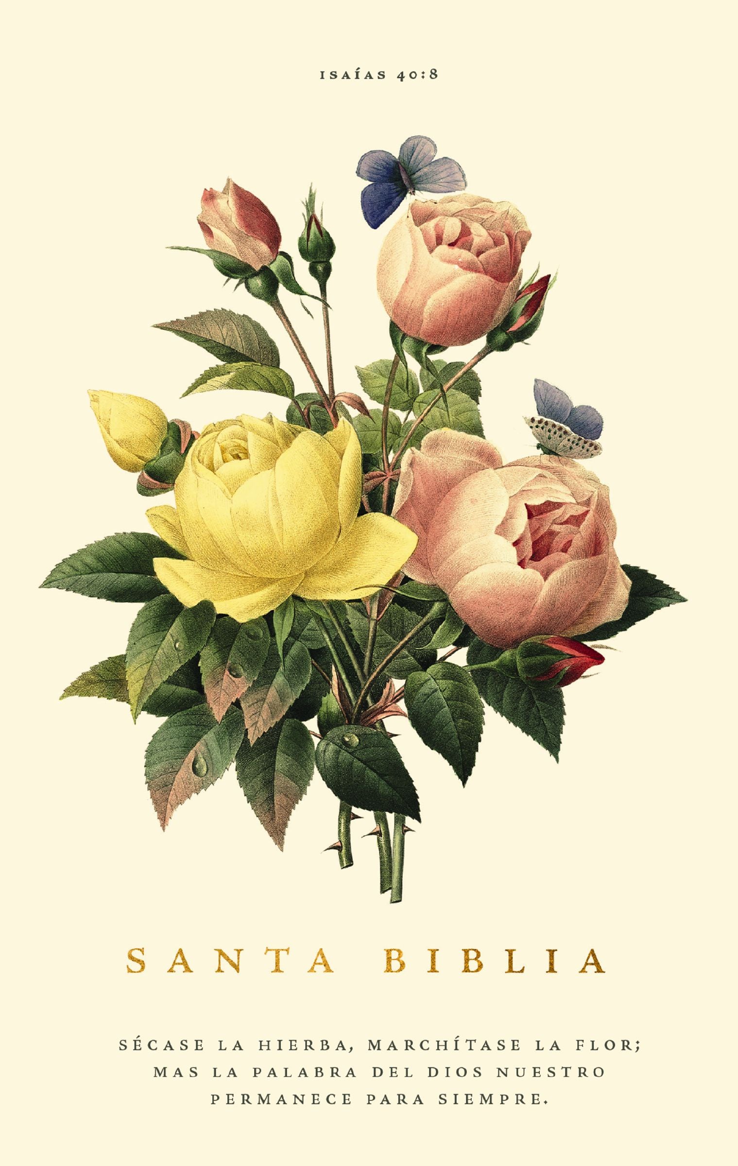 RVR 1960 Biblia para premio y regalo, Floral (Red Letter, Spanish Edition)