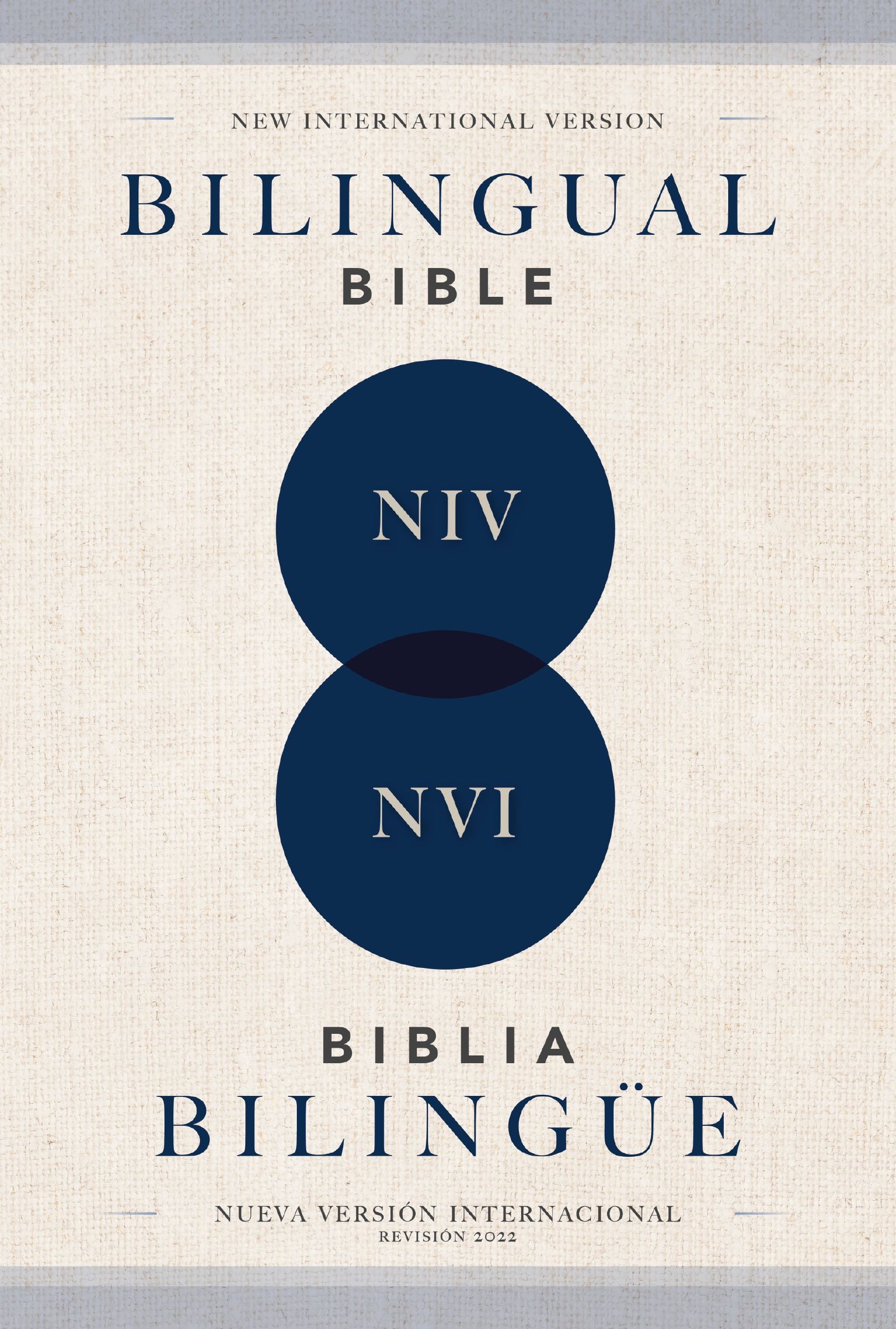 NIV/NVI 2022 Bilingual Bible, NIV/NVI 2022 Biblia Bilingüe (Red Lettering, Spanish Edition)