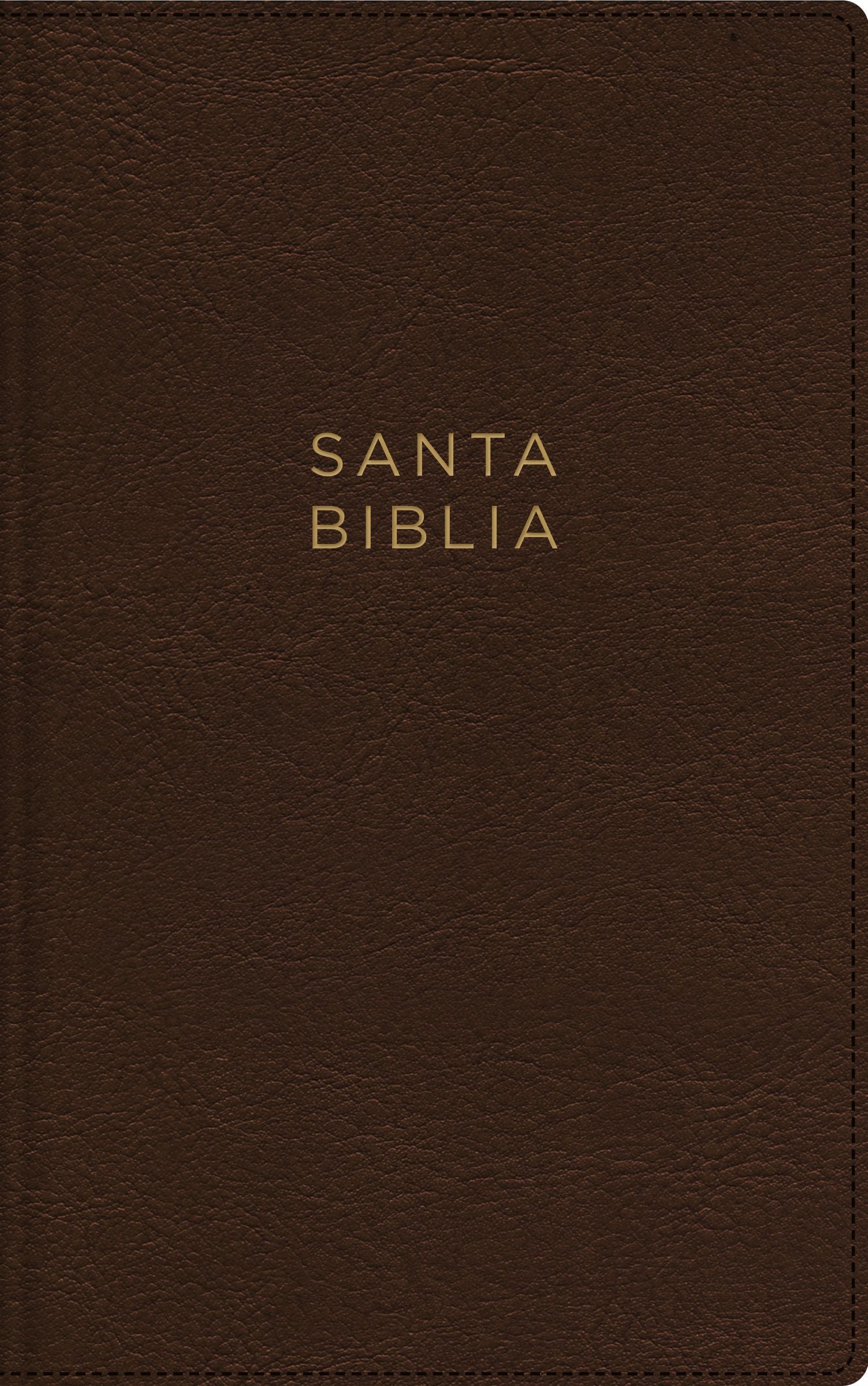 NBLA Santa Biblia Ultrafina Letra Grande, Café (Red letter, Spanish Edition)