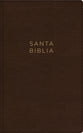 NBLA Santa Biblia Ultrafina Letra Grande, Café (Red letter, Spanish Edition)