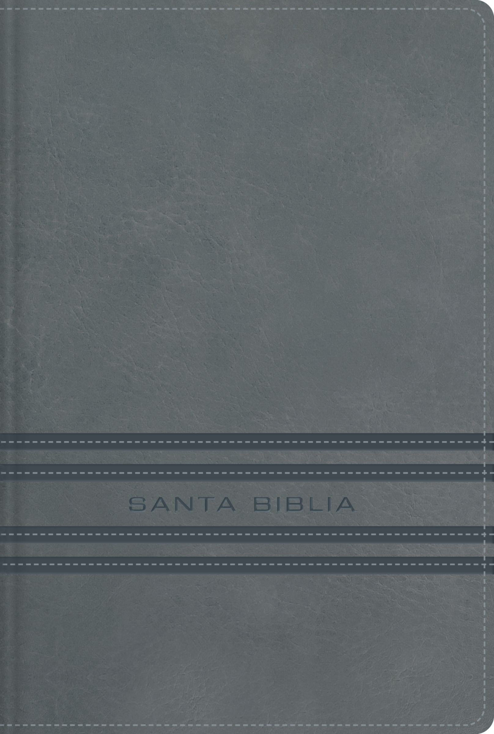 NBLA Santa Biblia Edición versificada, Tamaño bolsillo, Gris (Red Letter, Spanish Edition)