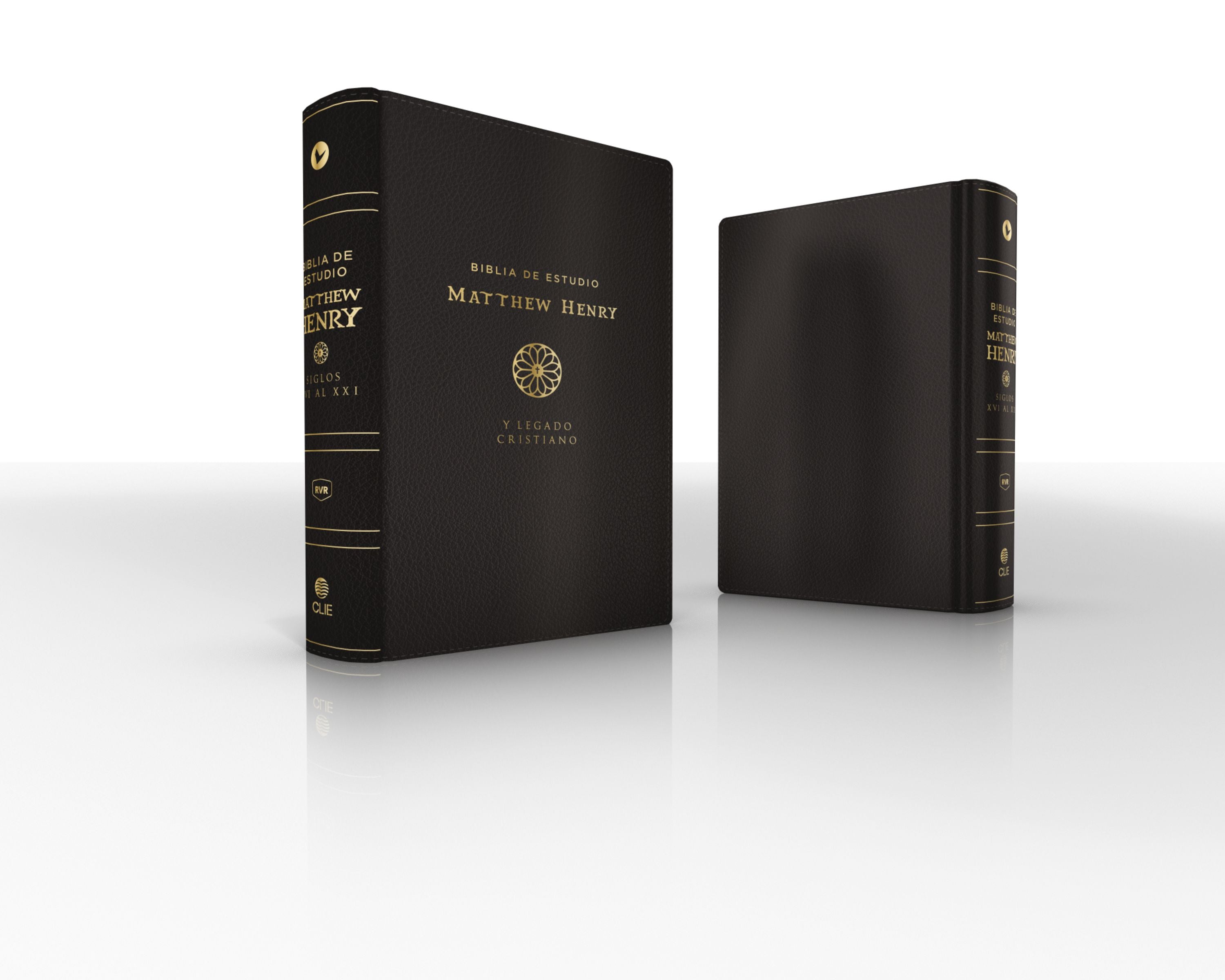 RVR Biblia de estudio Matthew Henry y Legado Cristiano, Negro, con Índice (Red Letter, Spanish Edition)