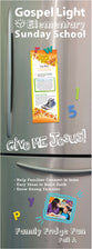 Fall a 2023 Grades 1&2/3&4 Family Fridge Fun (5 Pack For 5 Families) (Gospel Light Living Word Series)