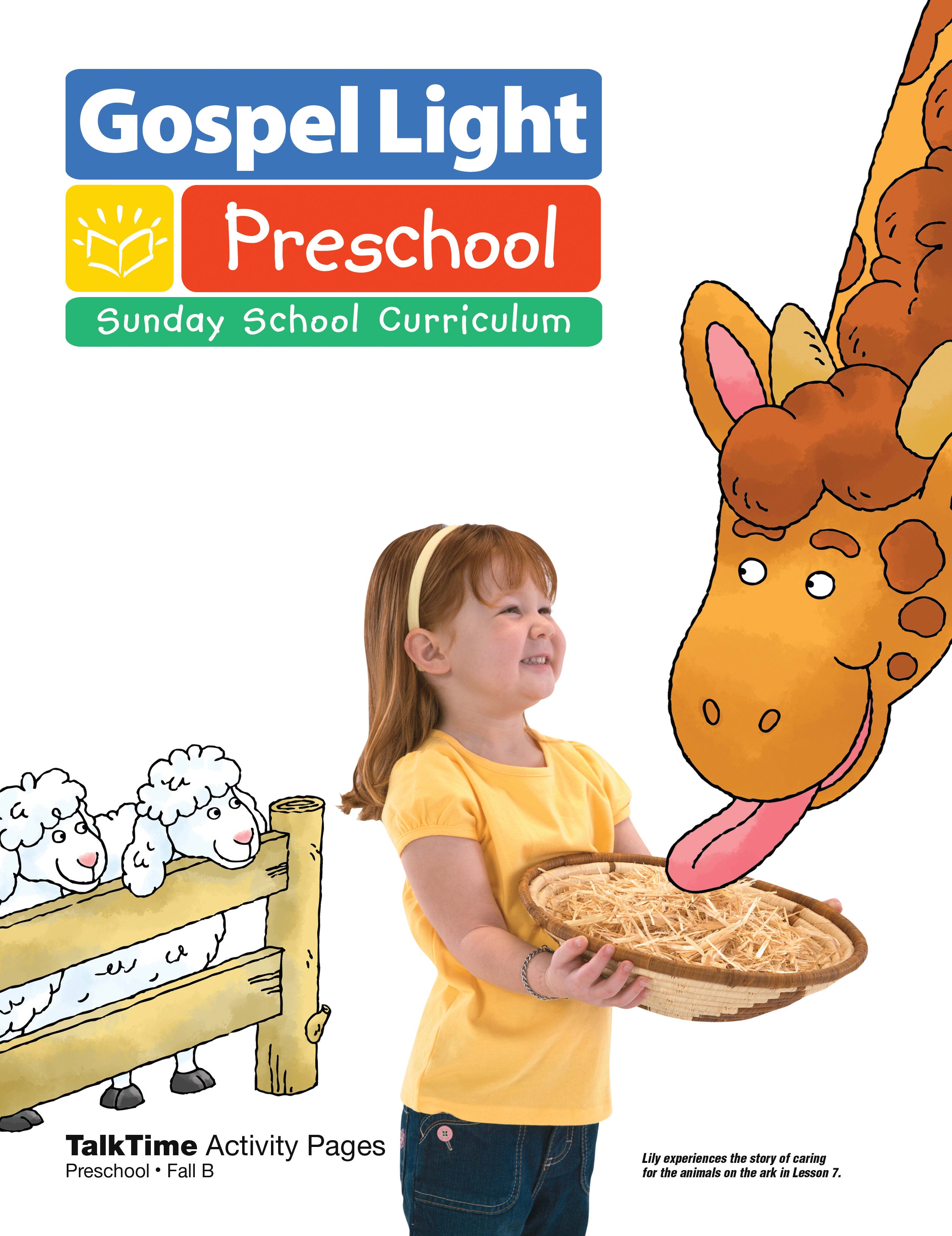 USA Fall B PS Talktime Activity Page, Ages 2-3 (Gospel Light Living Word Series)
