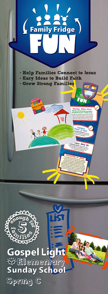 Spring C 2022 Grades 1-4 Family Fridge Fun (5 Pack For 5 Kids) (Gospel Light Living Word Series)