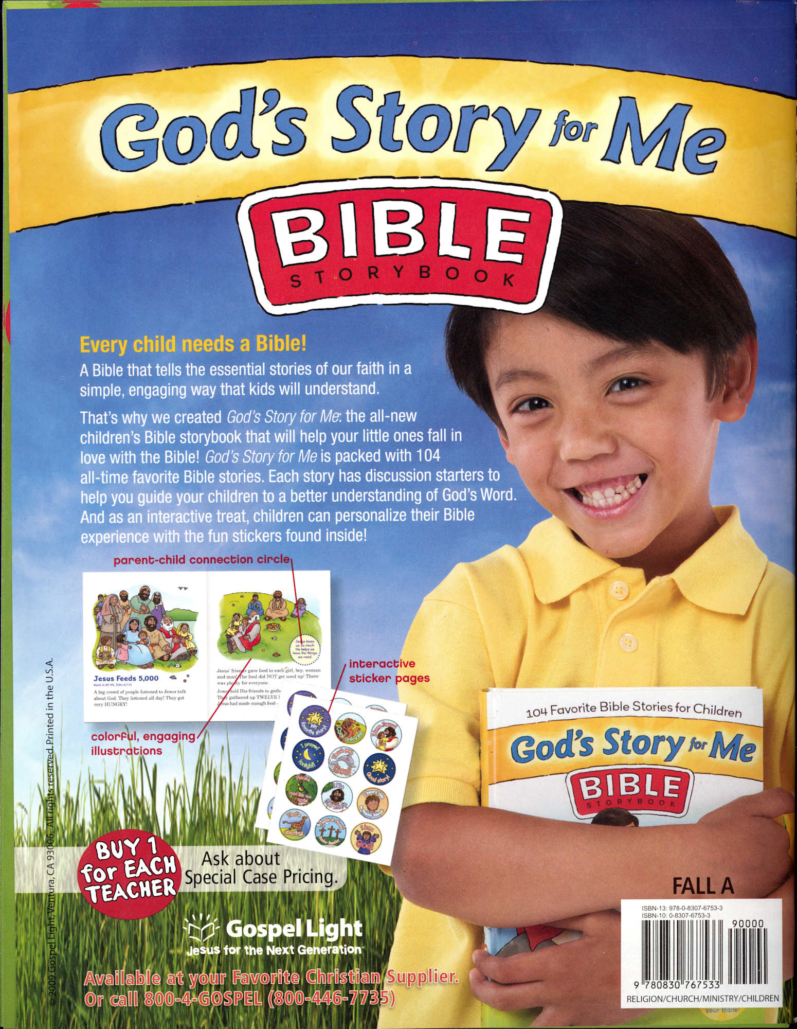 Fall a 2024 Ages 2&3 Talktime Activity Pages (Gospel Light Living Word Series)