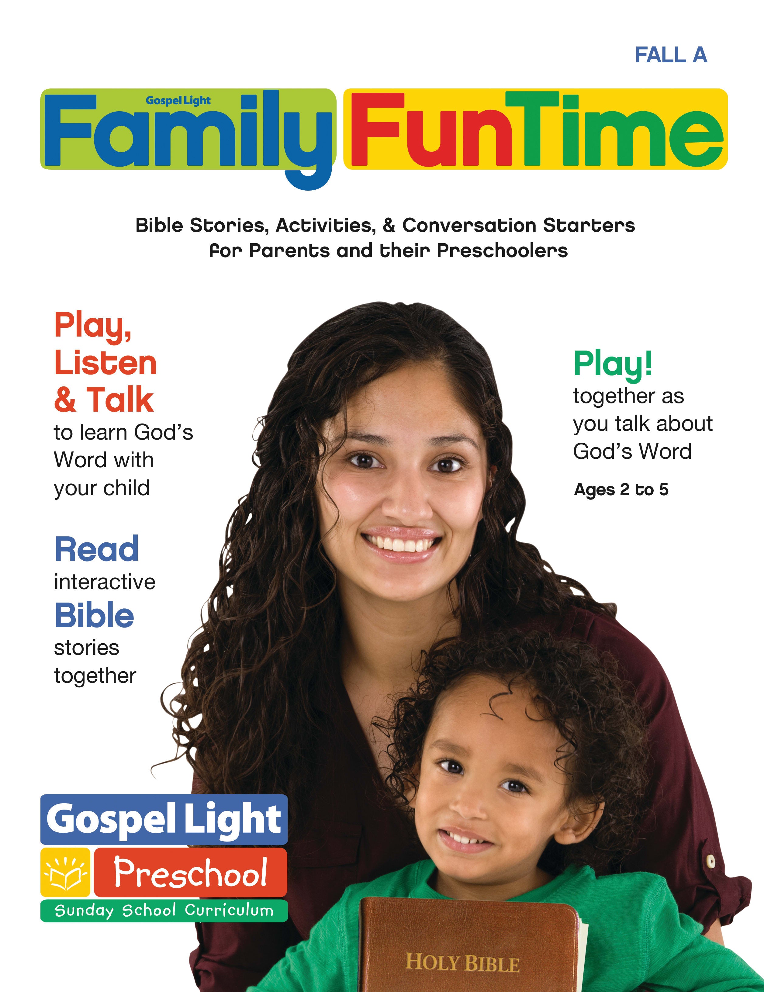 Fall a 2024 Ages 2-5 Family Funtime Pages (Gospel Light Living Word Series)