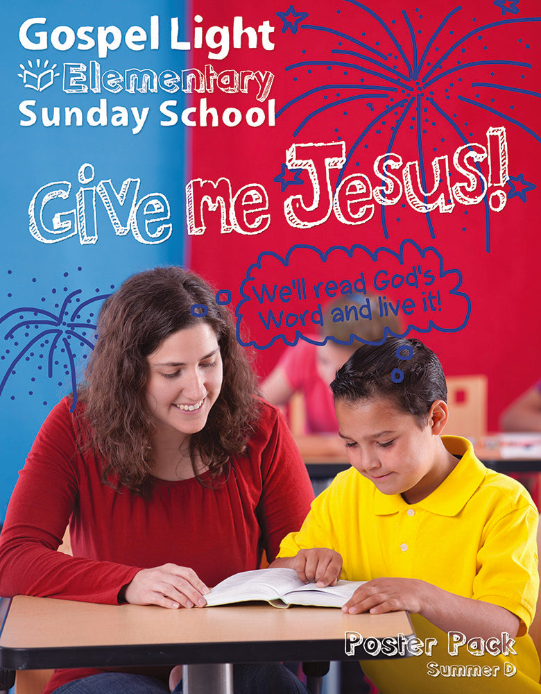 Summer D 2023/2024 Grades 1-4 Bible Teaching Poster Pack (Ages 6-10) (Gospel Light Living Word Series)