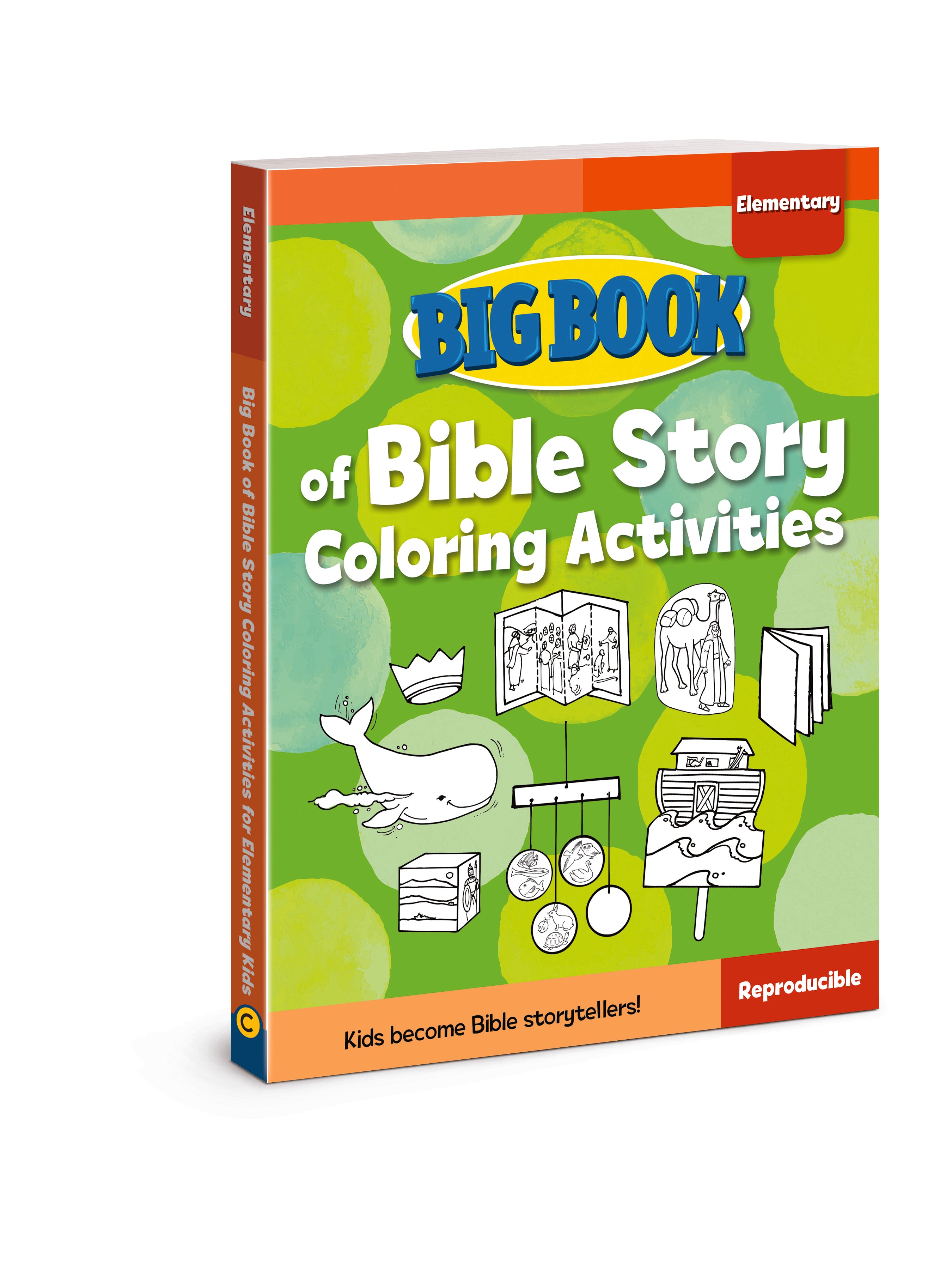 Big Book of Bible Story Coloring Activities For Elementary Kids (Reproducible)