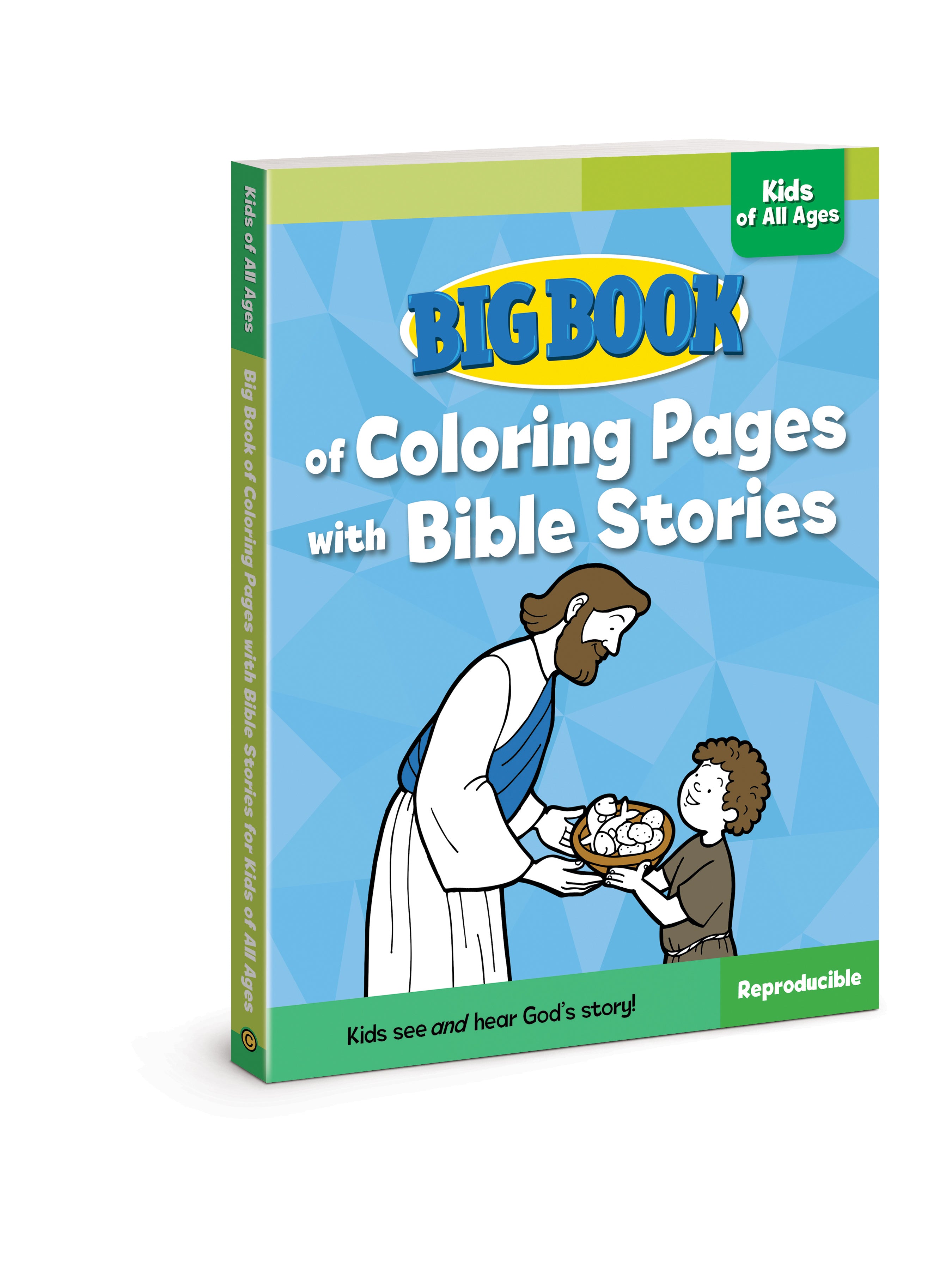 Big Book of Coloring Pages With Bible Stories For Kids of All Ages (Reproducible)