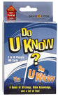 Do U Know? Card Game: A Game of Strategy, Bible Knowledge and a Little Bit of Luck!