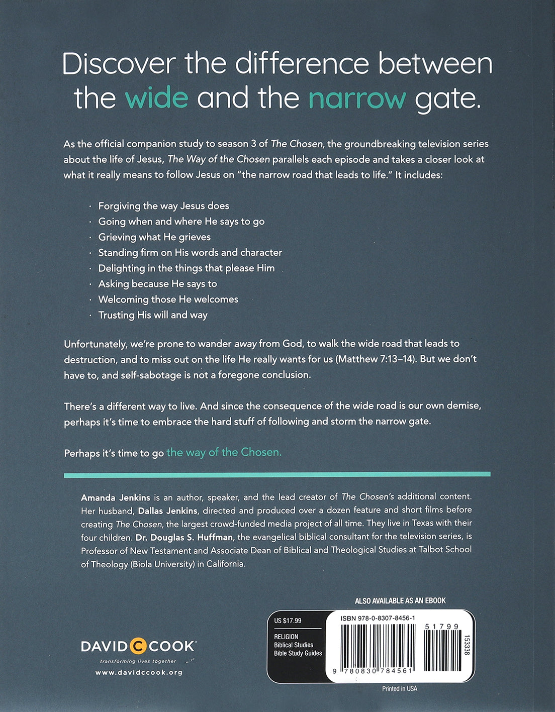 The Way of the Chosen : An Interactive Bible Study (8 Lessons) (Season 3) (The Chosen Series)
