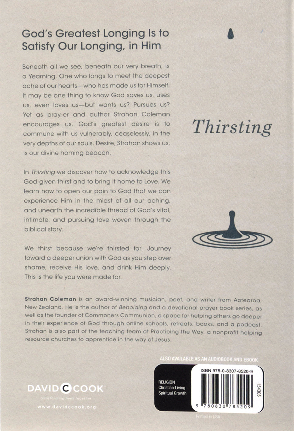 Thirsting: Quenching Our Soul’s Deepest Desire