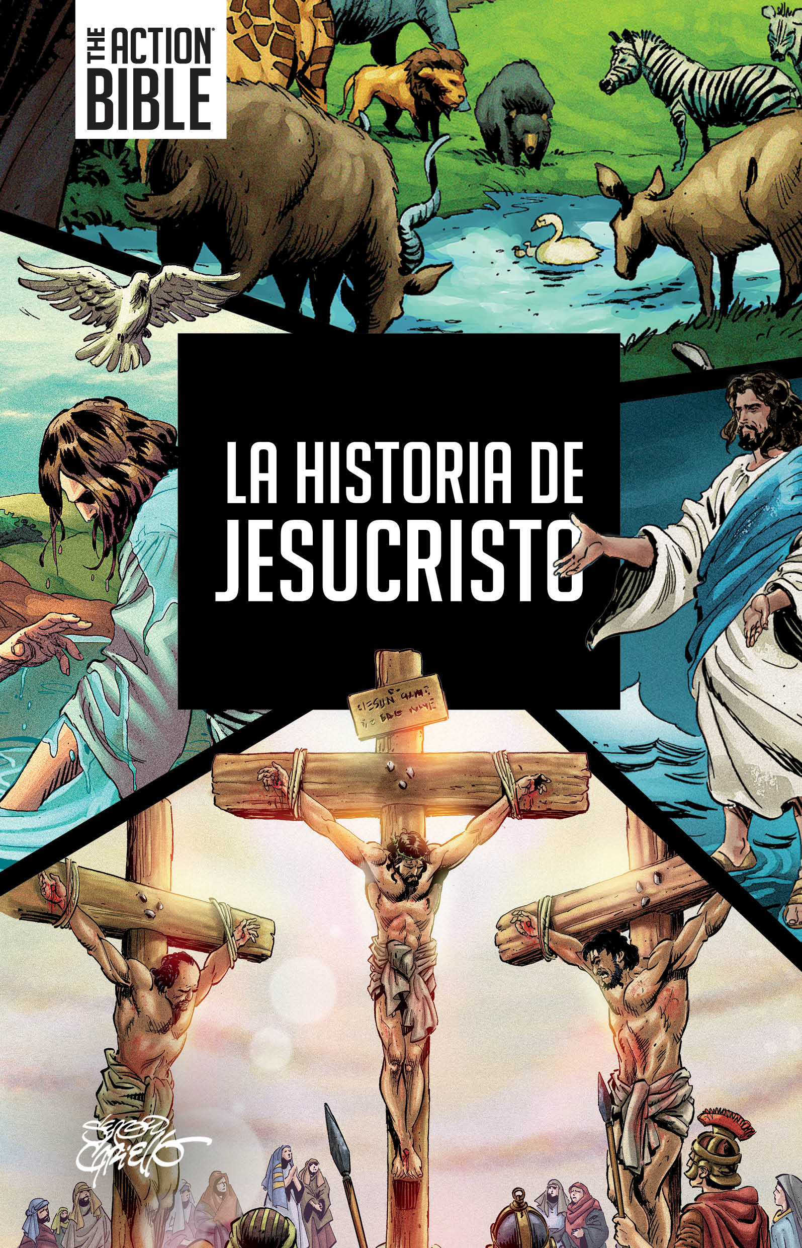 Story of Jesus (25 pack, The Action Bible Comic, Spanish Edition)