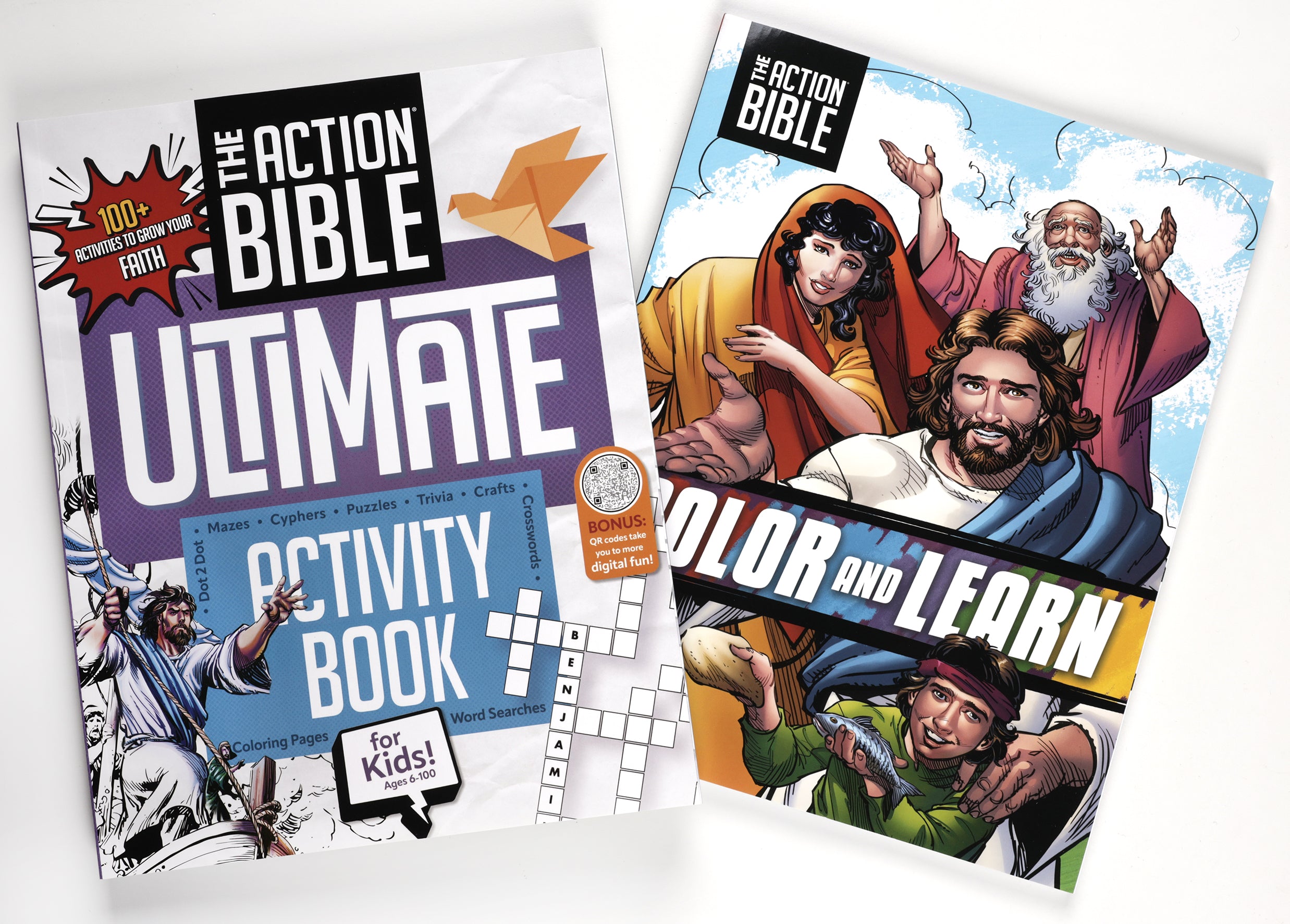 The Action Bible Ultimate Coloring and Activity Pack (2 book bundle) (Action Bible Series)