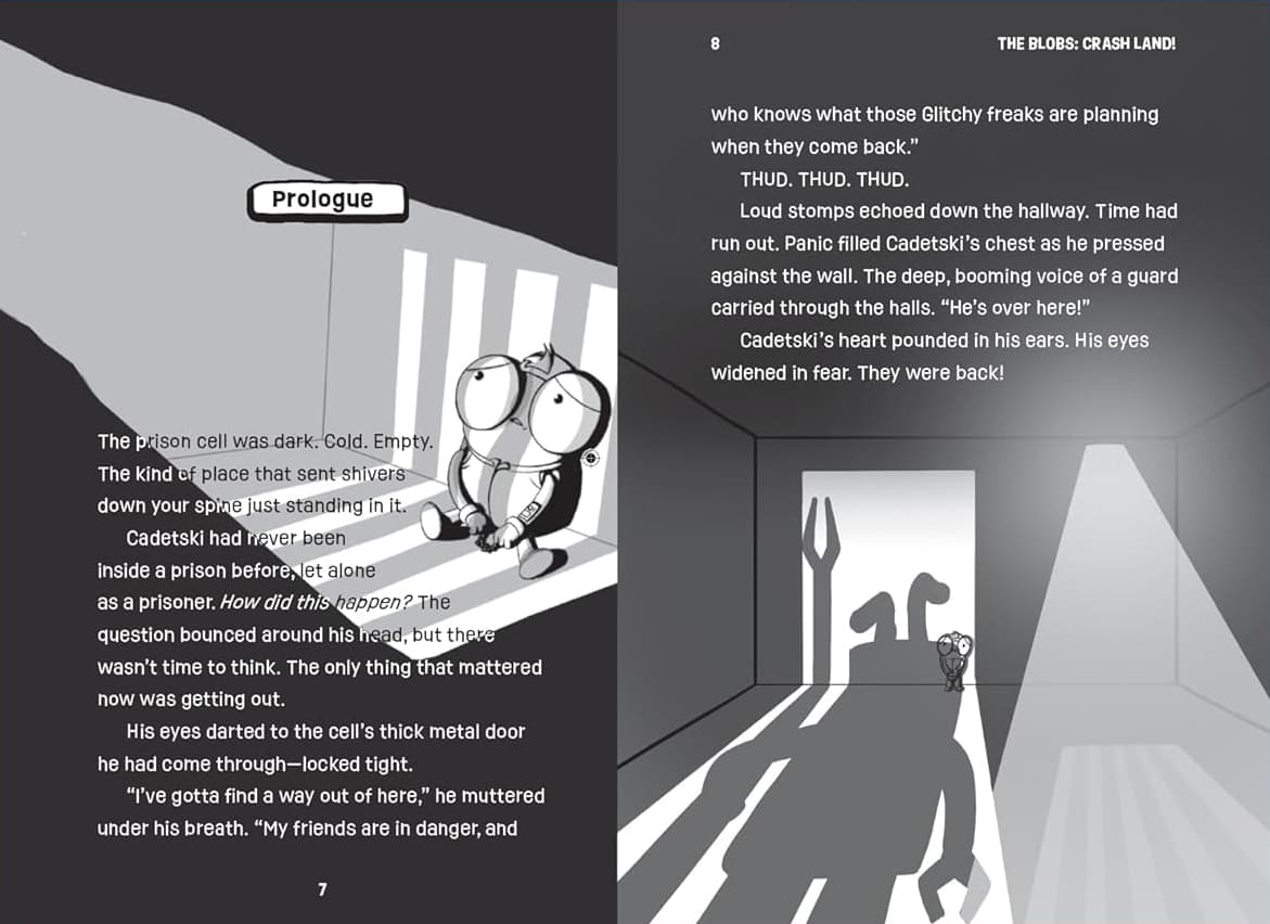 The Blobs: Crash Land! (#1 in The Blobs Series, Graphic Novel)