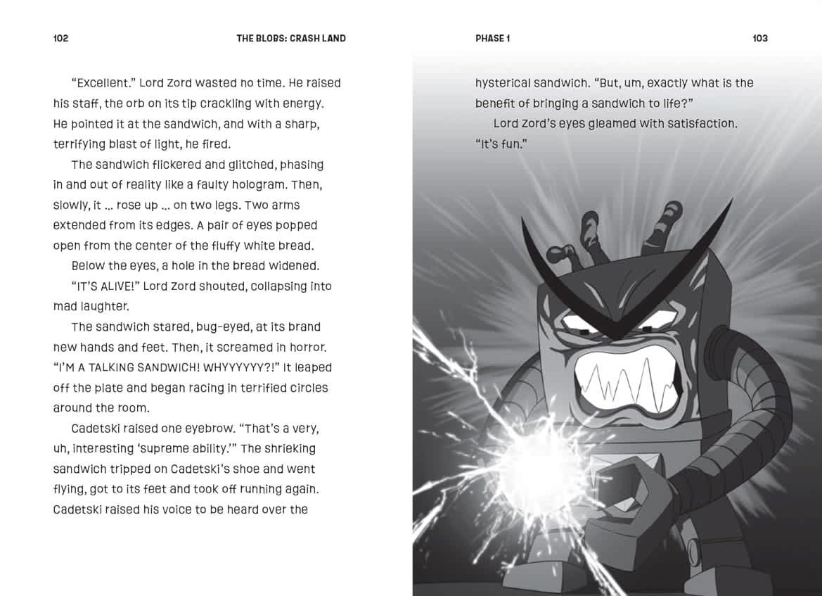 The Blobs: Crash Land! (#1 in The Blobs Series, Graphic Novel)