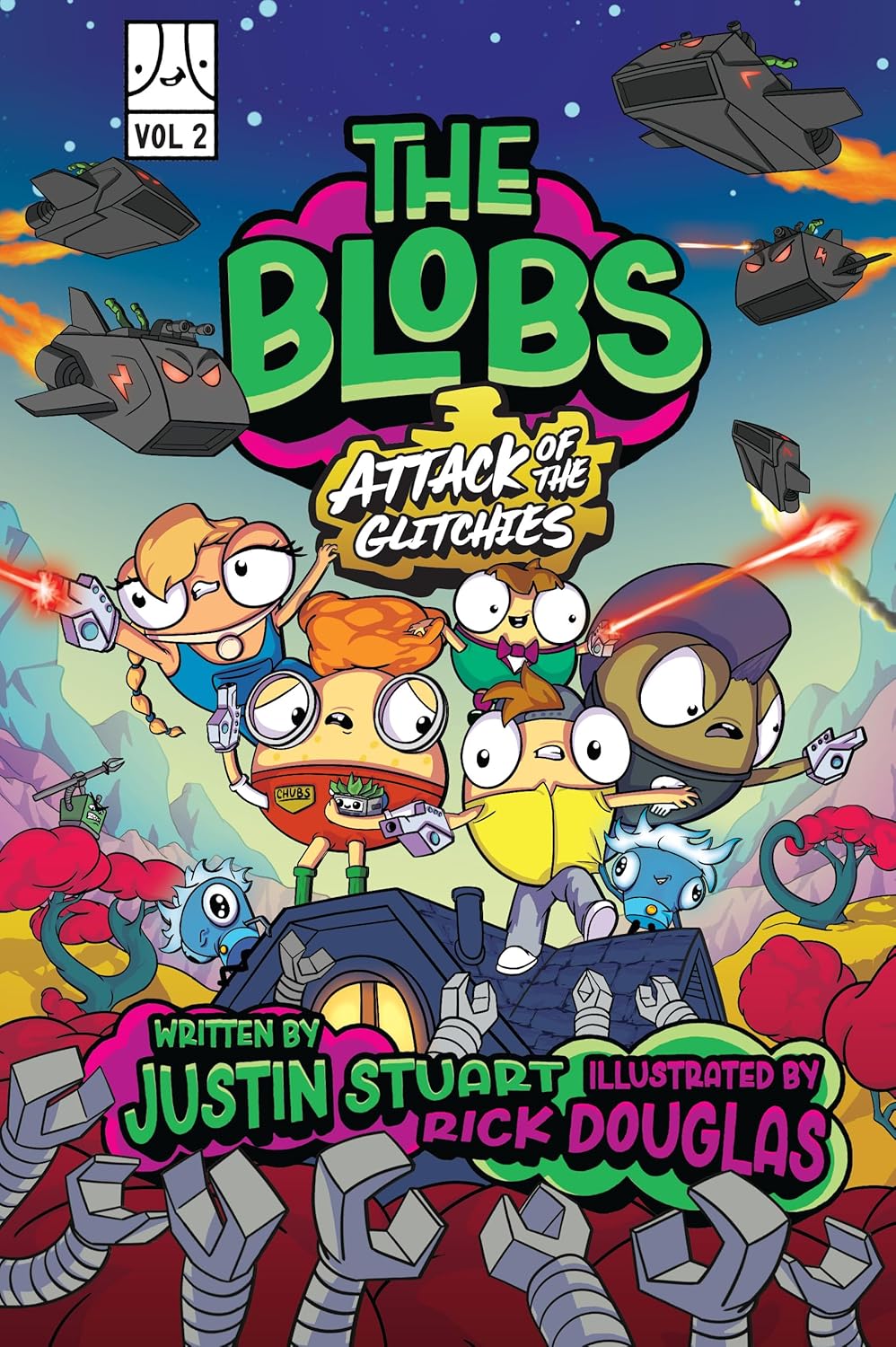 Attack of the Glitchies (#02 in The Blobs Series, Graphic Novel)