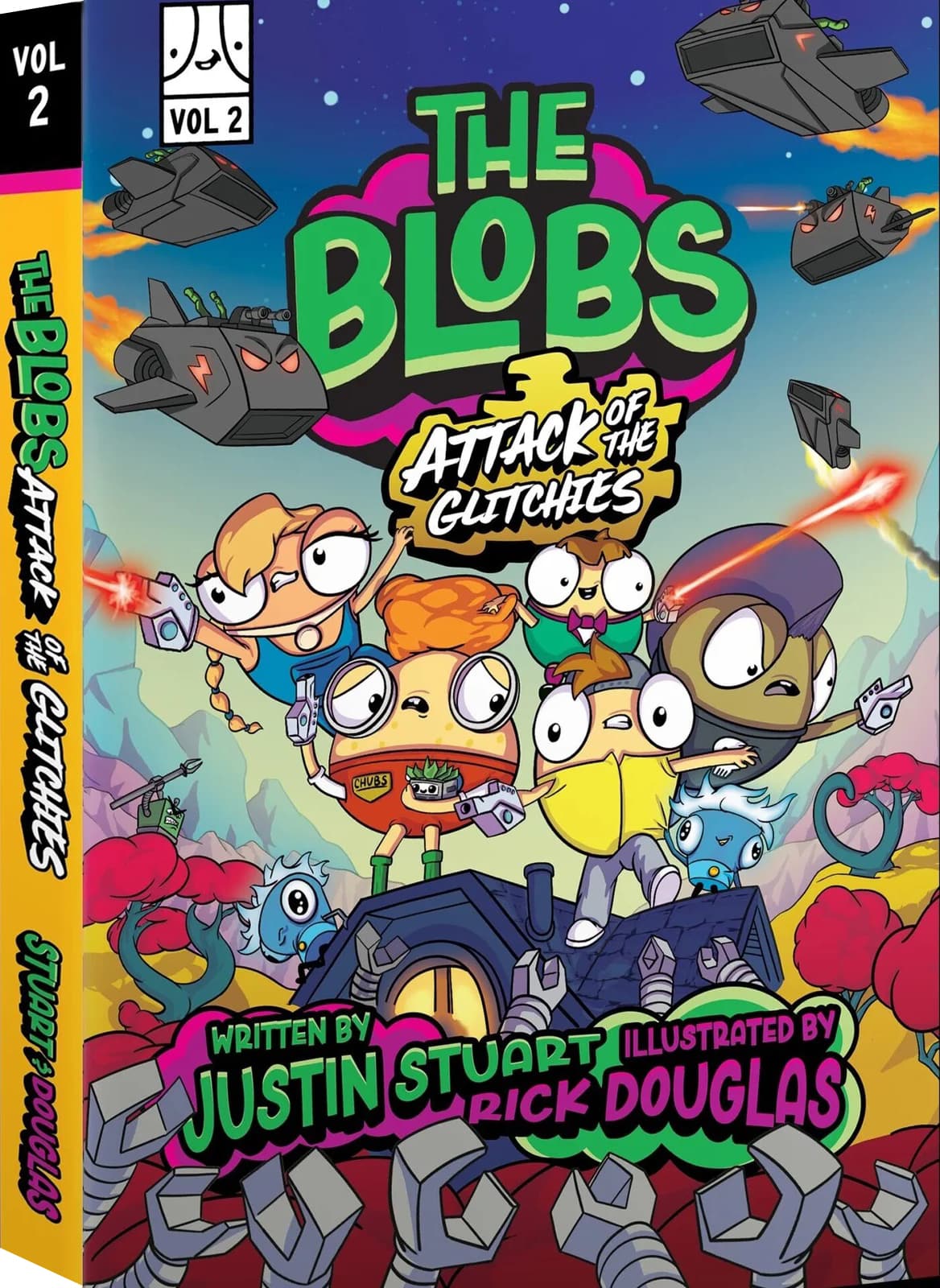 Attack of the Glitchies (#02 in The Blobs Series, Graphic Novel)