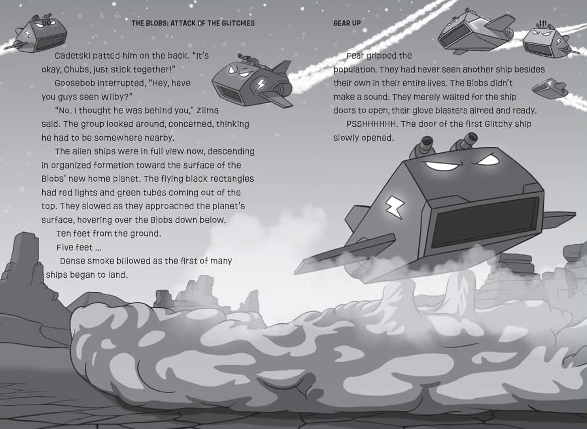 Attack of the Glitchies (#02 in The Blobs Series, Graphic Novel)