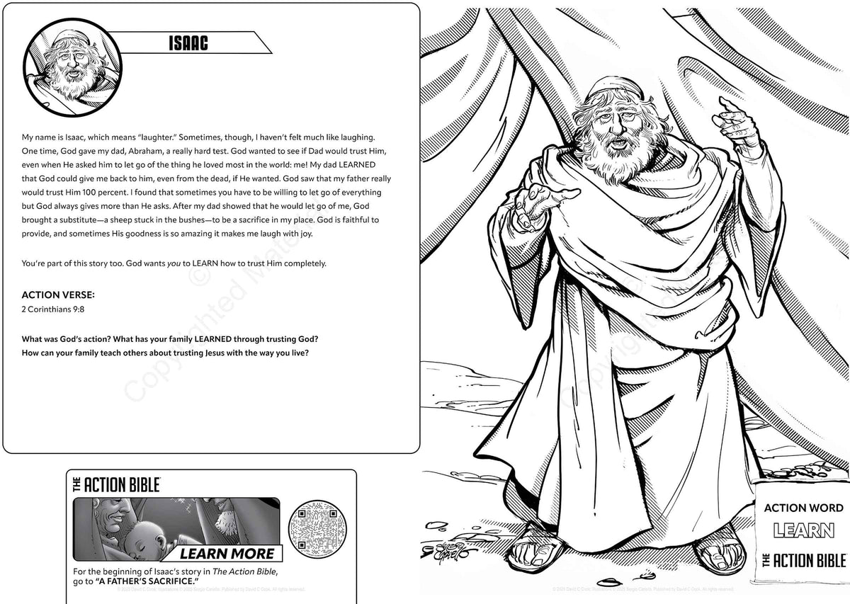 The Action Bible Ultimate Activity & Coloring 2-In-1 Flip-Over Book