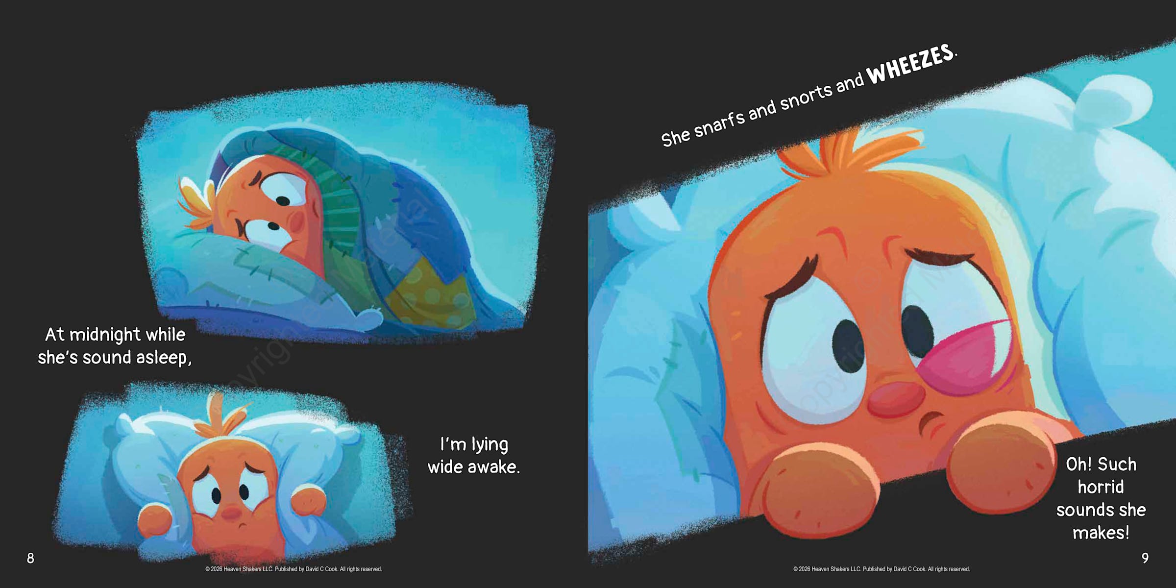 Shilo and the Not-So-Scary Girl Above His Bed: A Book About Overcoming Fear with Faith