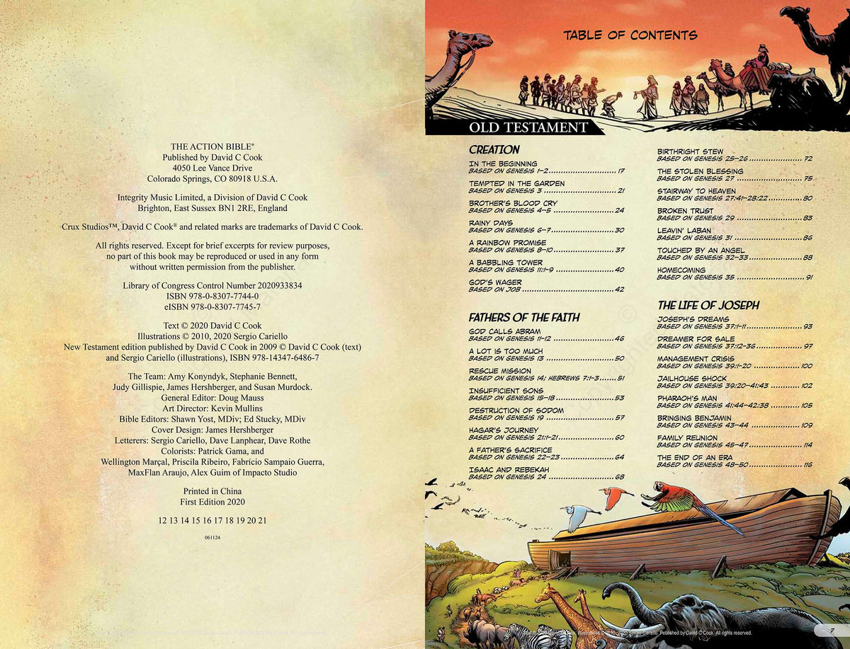 The Action Bible Premium Edition, Full Color (Action Bible Series)