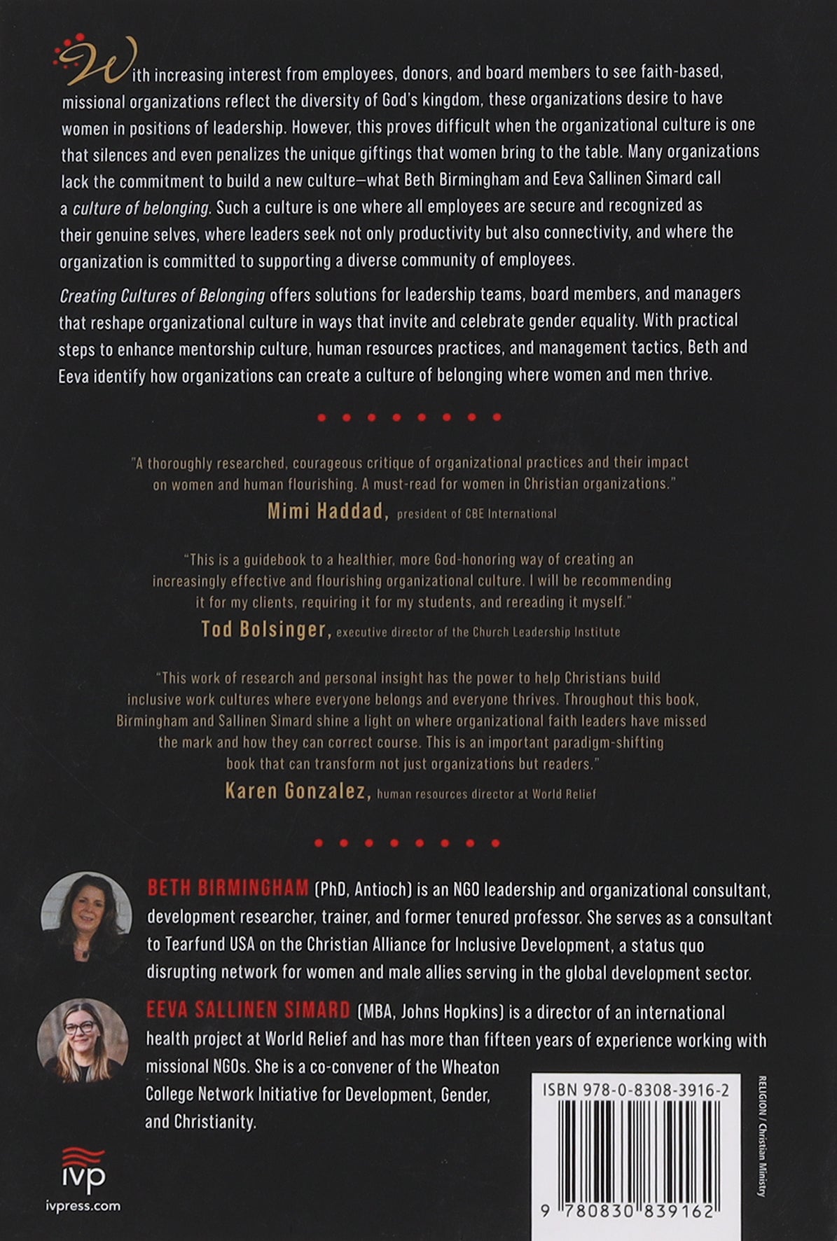 Creating Cultures of Belonging: Cultivating Organizations Where Women and Men Thrive