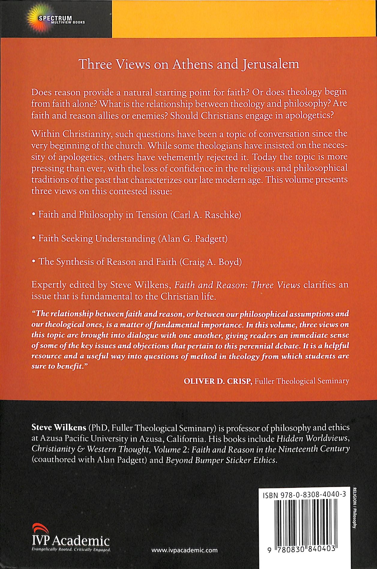 Faith and Reason: Three Views