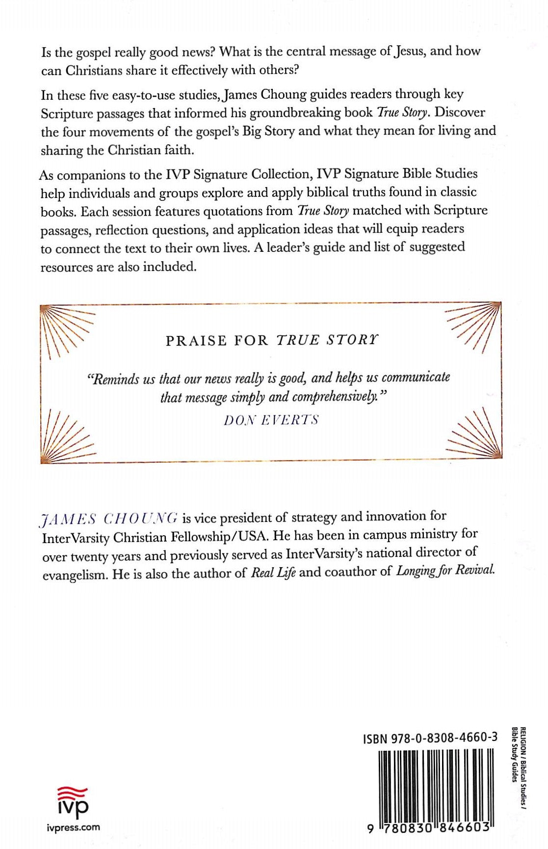 True Story: Bible Study (5 Sessions) (Ivp Signature Bible Studies Series)