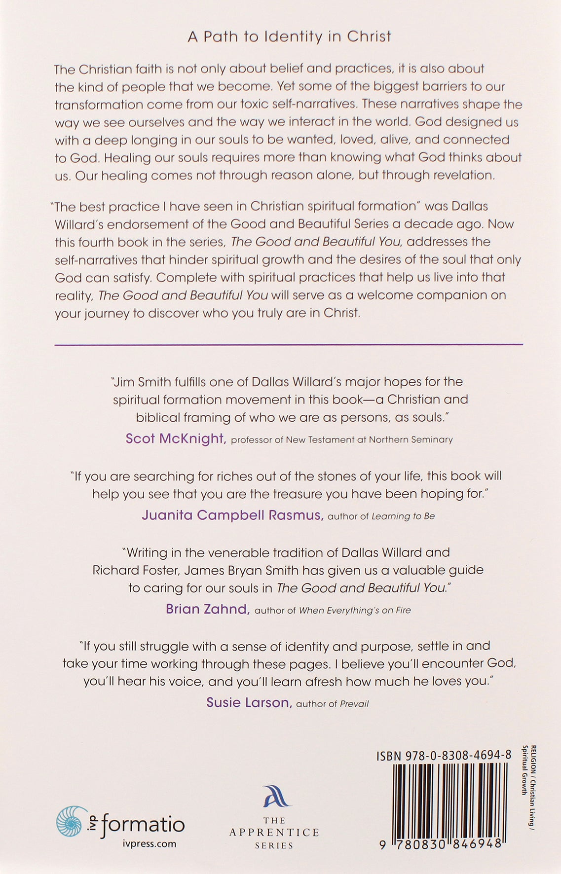 The Good and Beautiful You: Discovering the Person Jesus Created You to Be