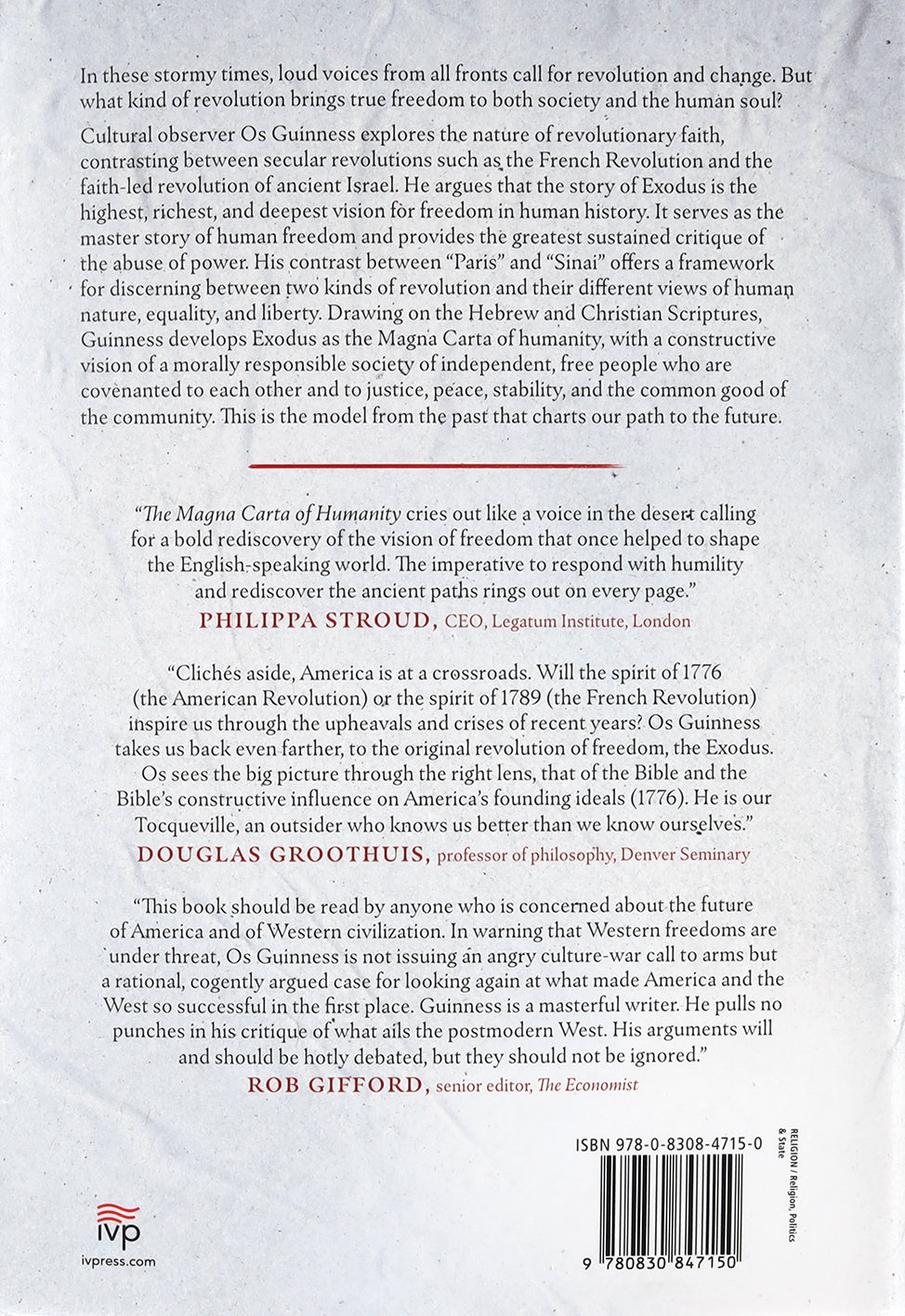 The Magna Carta of Humanity: Sinai's Revolutionary Faith and the Future of Freedom