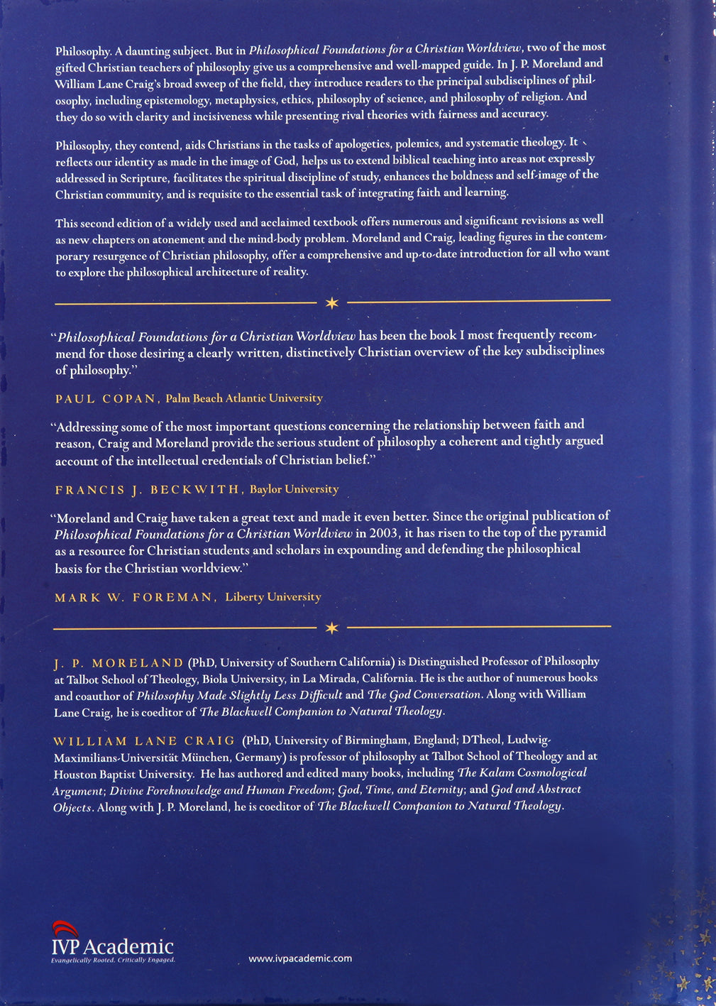 Philosophical Foundations For a Christian Worldview (2nd Edition)
