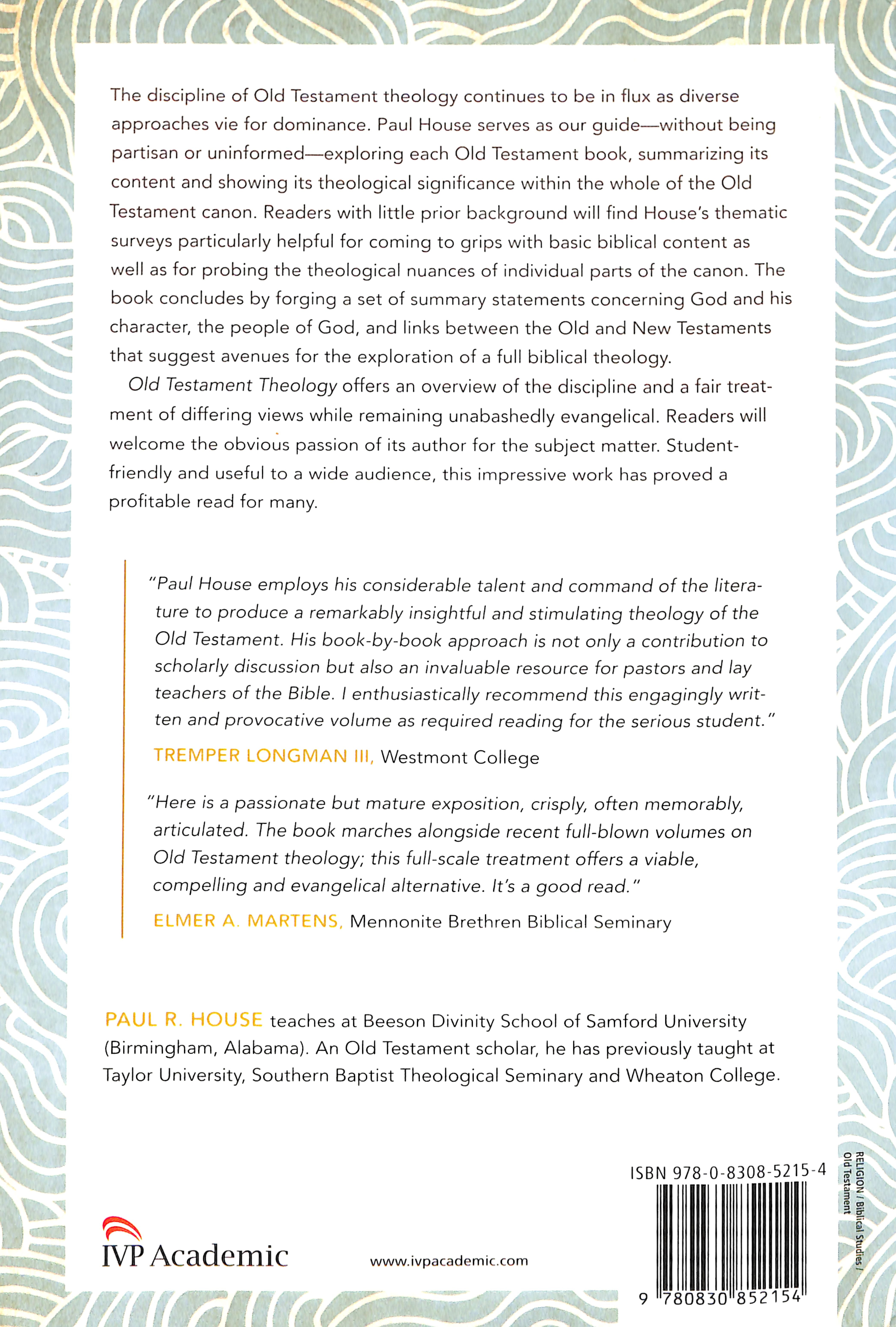 Old Testament Theology: Twenty Centuries of Unity and Diversity