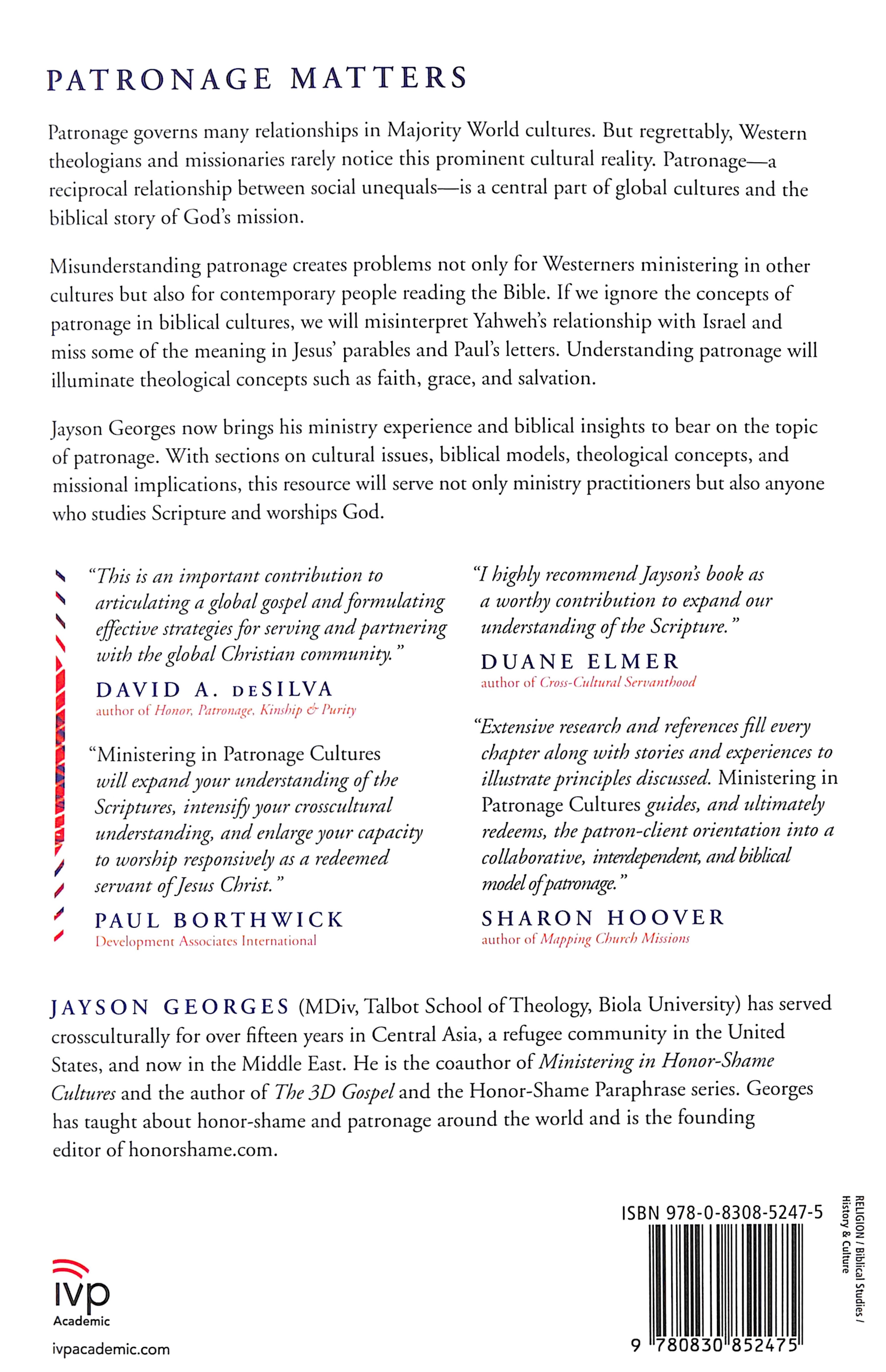 Ministering in Patronage Cultures: Biblical Models and Missional Implications