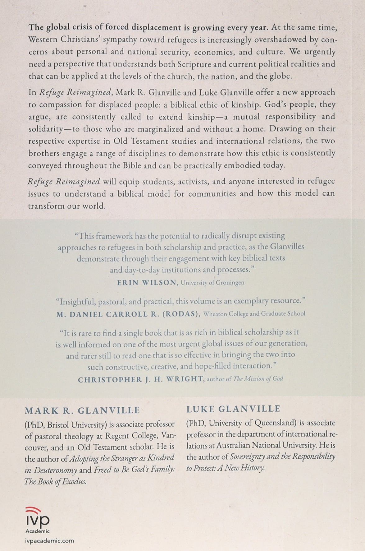 Refuge Reimagined: Biblical Kinship in Global Politics