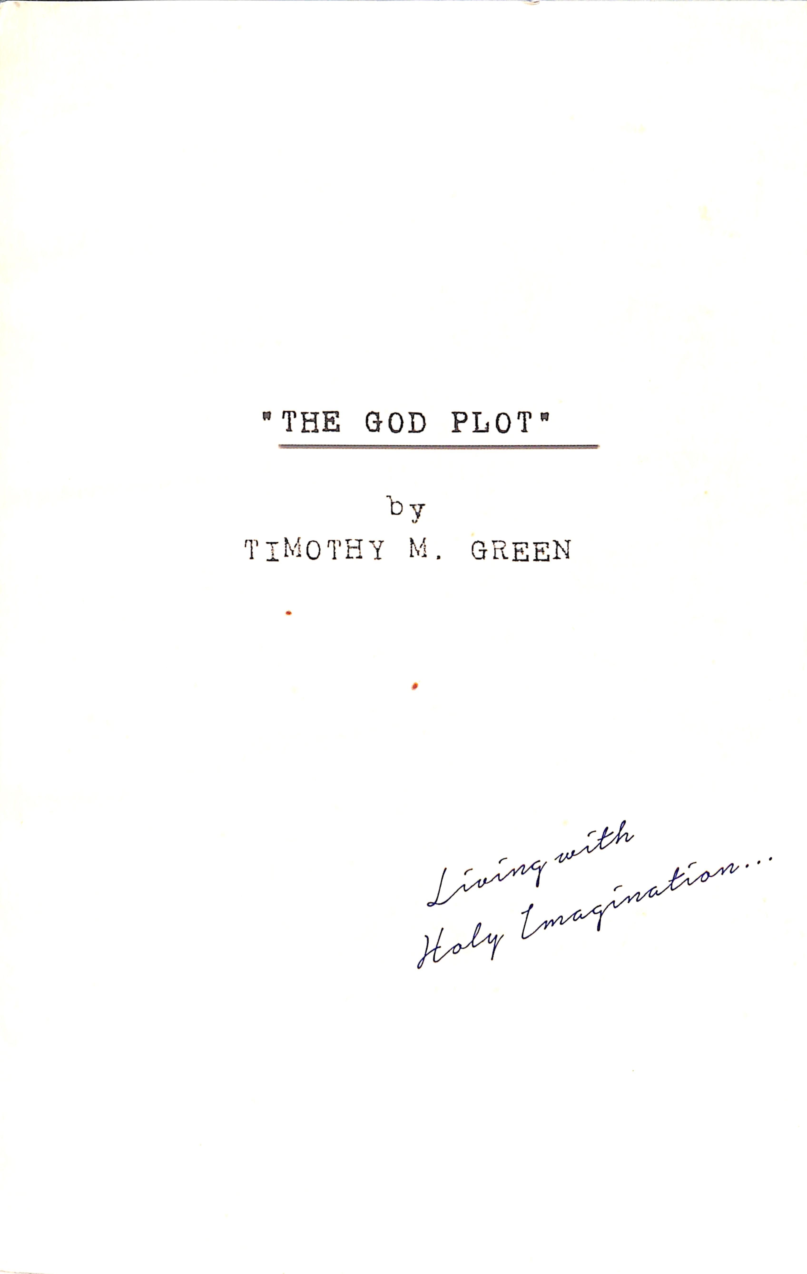 The God Plot