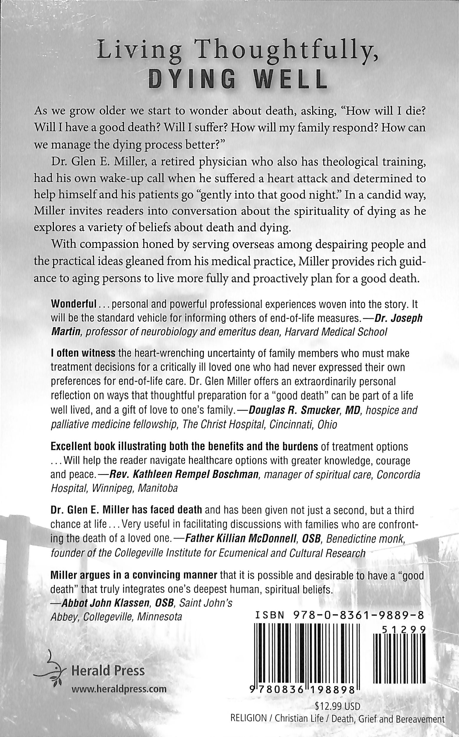 Living Thoughtfully, Dying Well