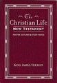 KJV Christian Life New Testament Burgundy