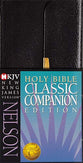 NKJV Checkbook Bible Snap Flap Black (Red Letter Edition)