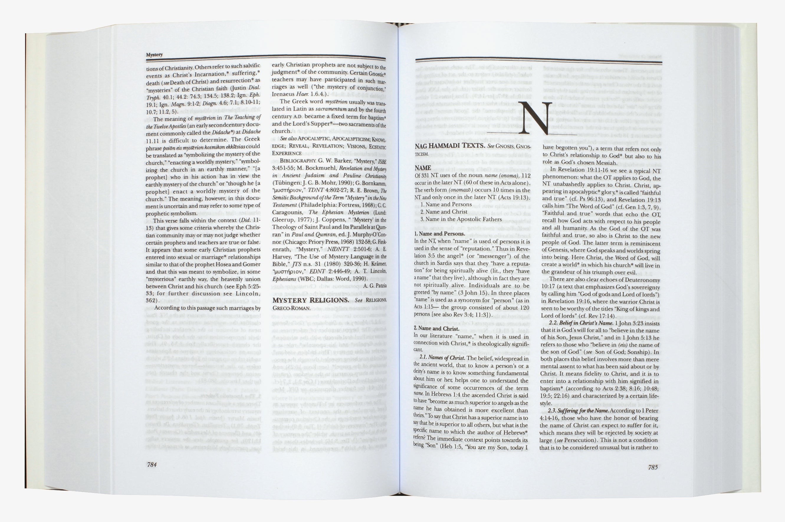 Dictionary of the Later New Testament and Its Developments