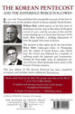 The Korean Pentecost and the Sufferings Which Followed