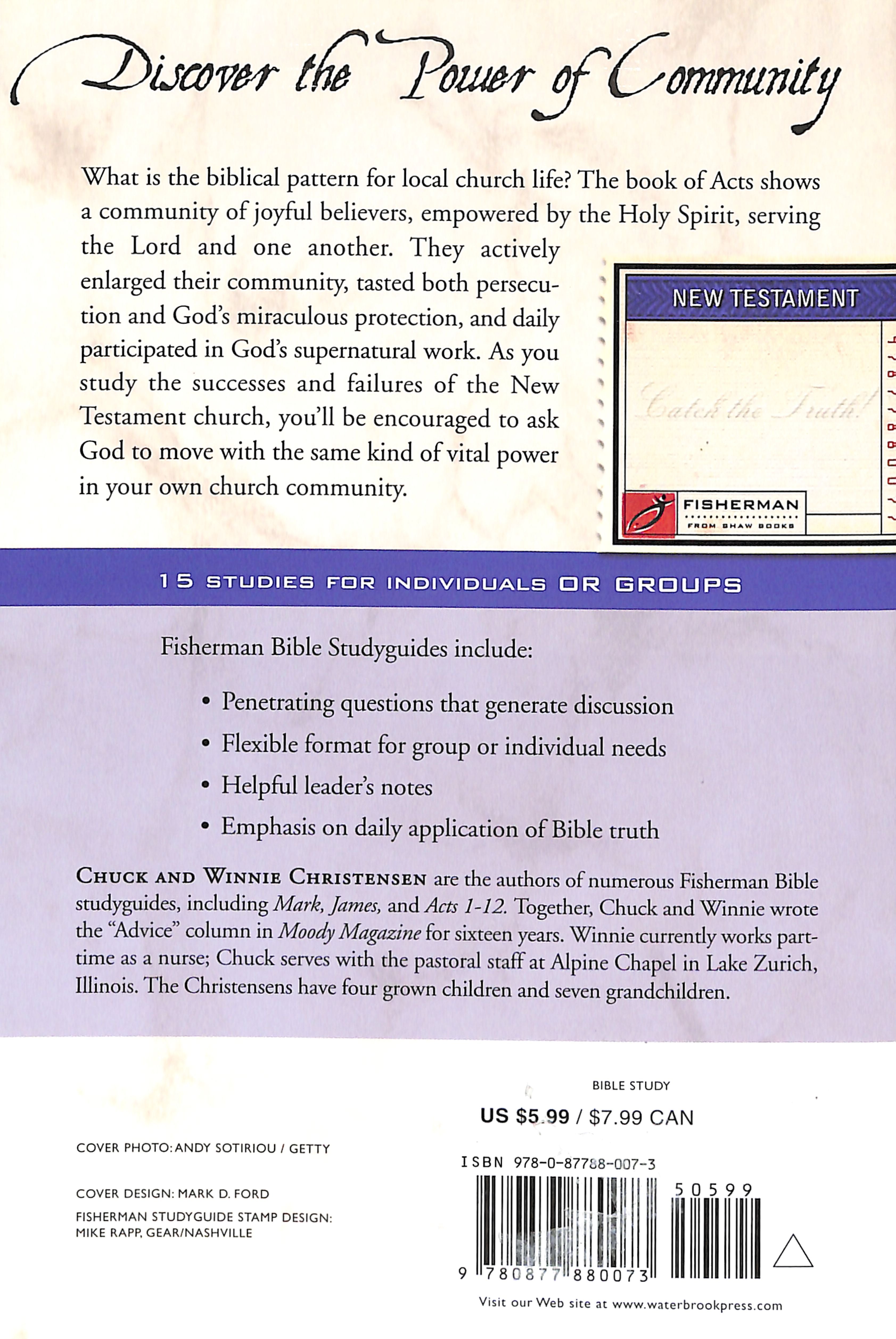 Acts 1-12: God Moves in the Early Church (Fisherman Bible Studyguide Series)
