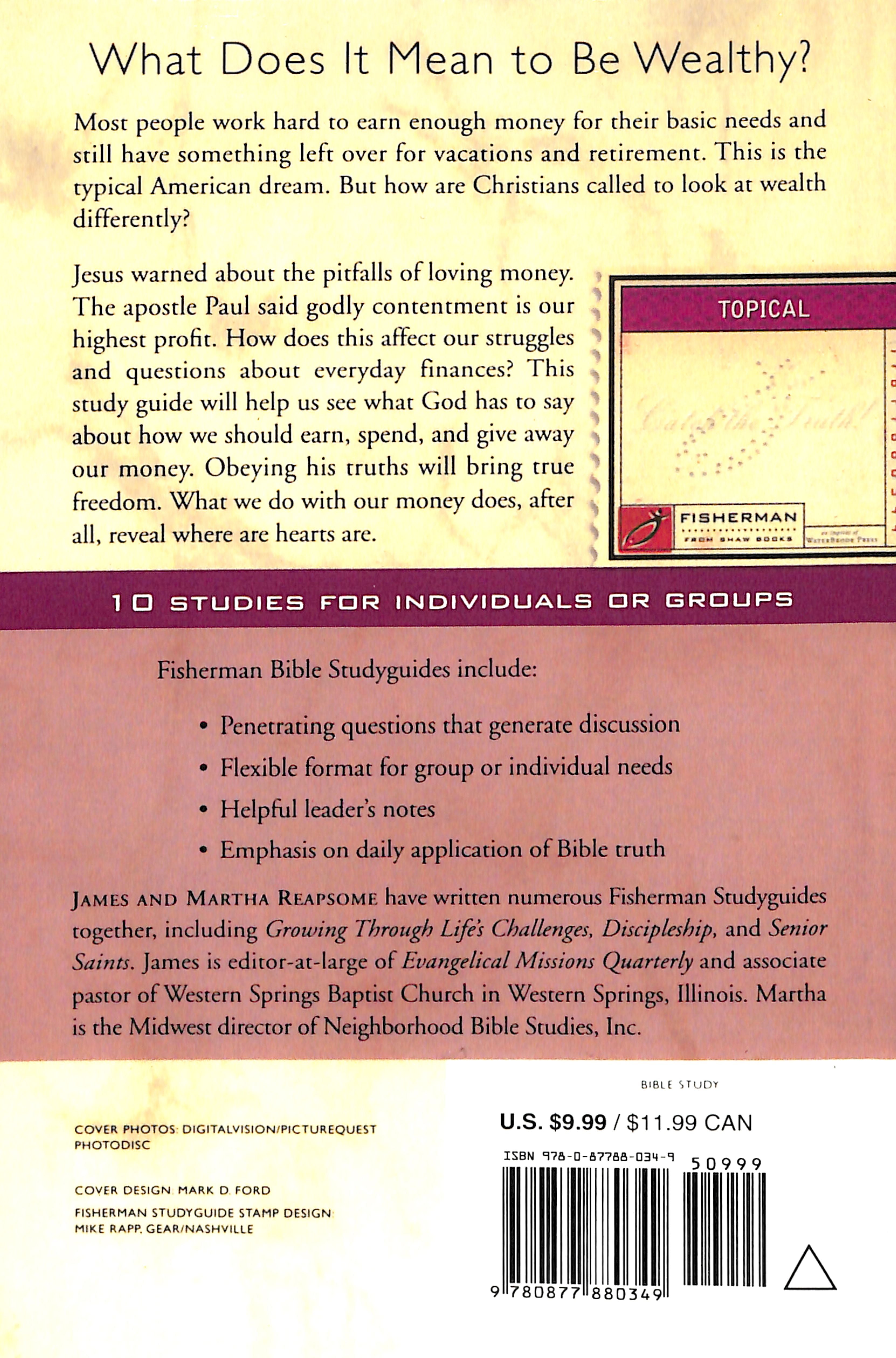 Where Your Treasure Is: What the Bible Says About Money (Fisherman Bible Studyguide Series)